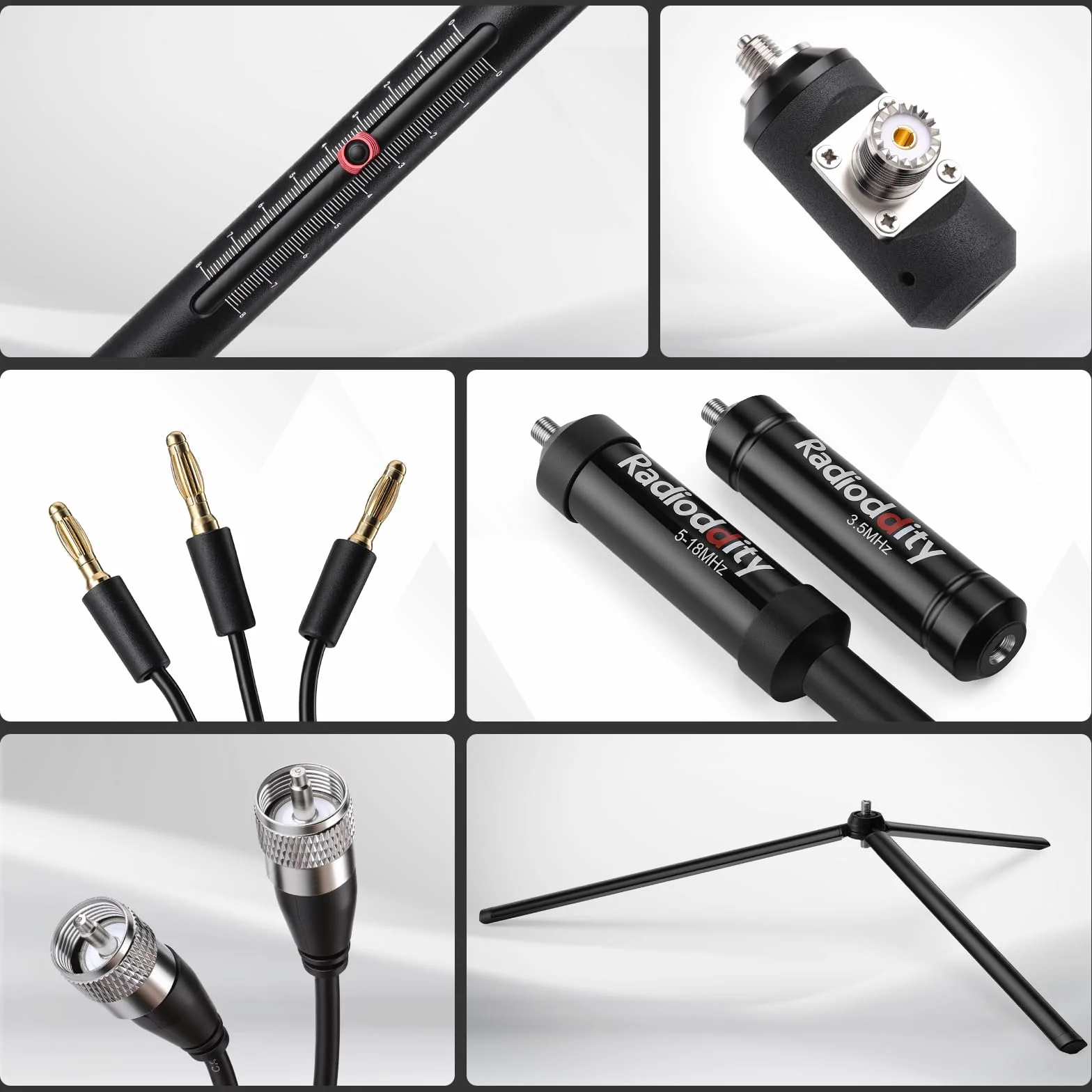 Radioddity Antenna HF-010 RF portatile