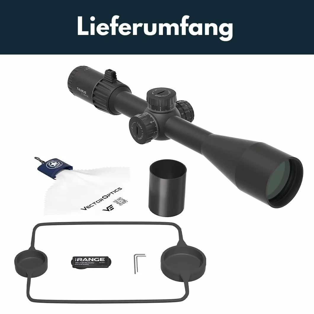 Vector Optics SCFF-66 Taurus 5-30x56 Genii MIL Cannocchiale da tiro per caccia e softair
