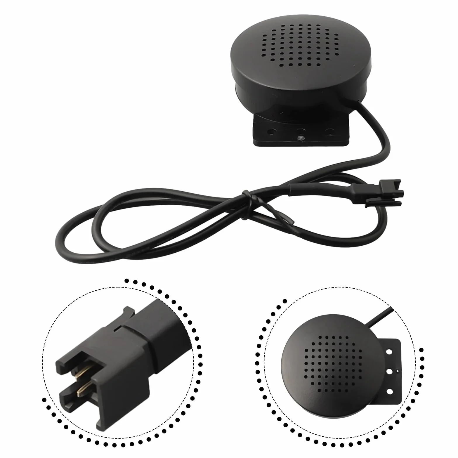 Altoparlanti allarme per veicoli a 2 pin in metallo ABS Impermeabile antiurto per auto