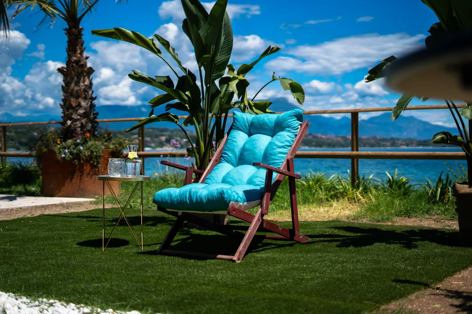 TECNOWEB Cuscino imbottito per Poltrona Sdraio Relax (115x55x21cm) - 100% Made in Italy - Ricambio Ideale per Interni ed Esterni (Giardini, Cortili, terrazzi) - Disponibili Diversi Colori