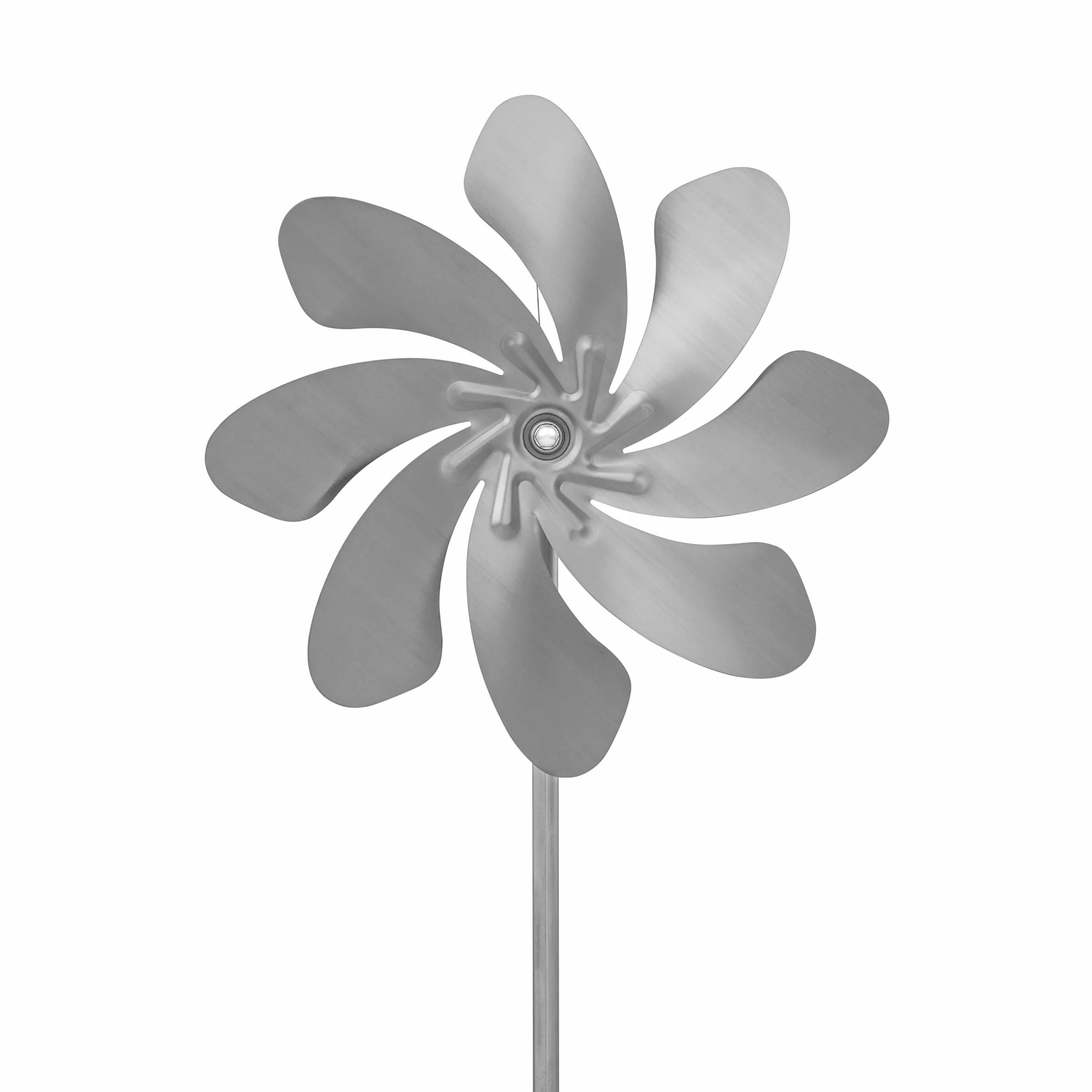 Skarat Speedy28 Plus - Mulino a vento in acciaio inox (diametro del rotore di 28 cm), cuscinetti a sfera, con banderuola (girevole a 360°), prodotto in Germania