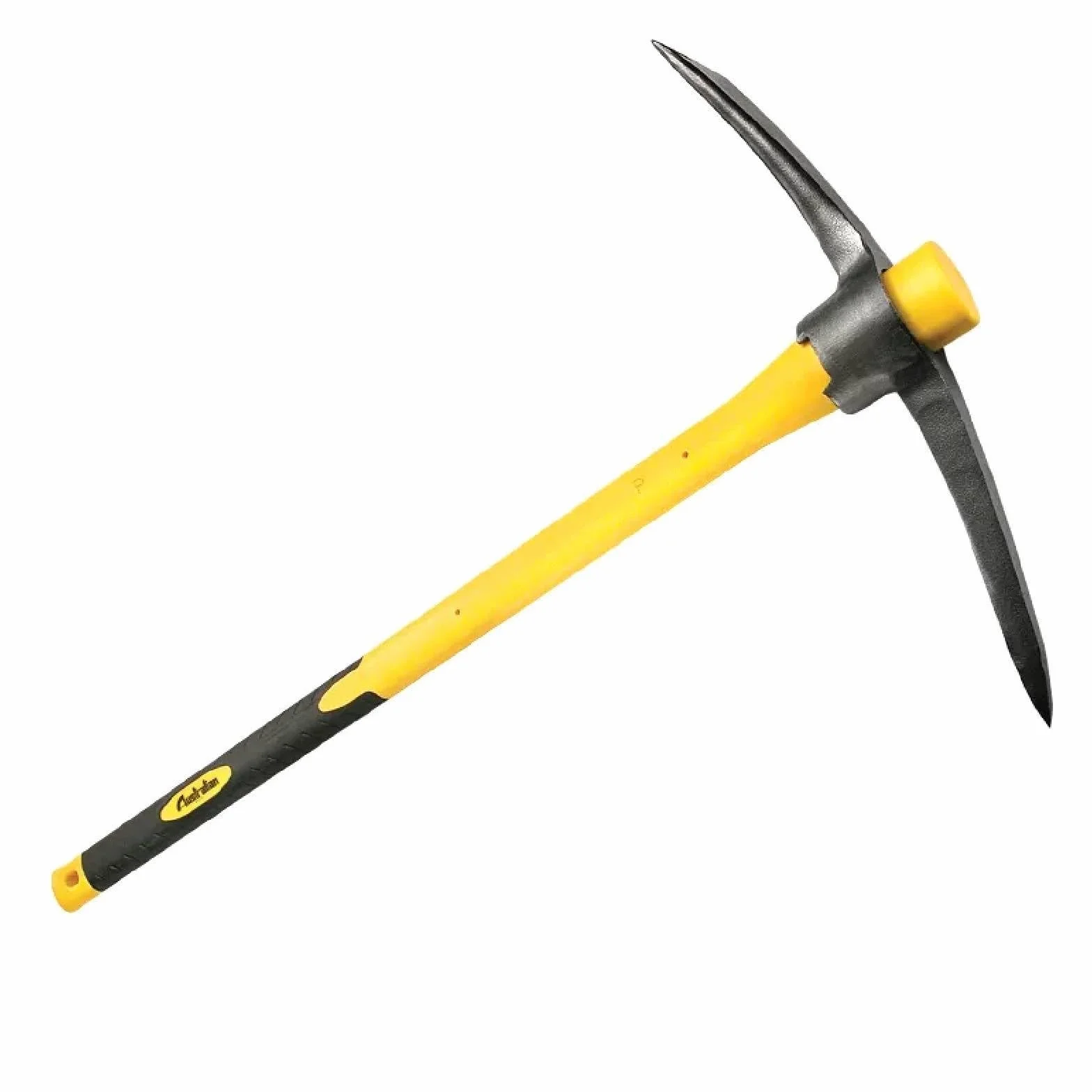 La zappa Piccone svizzero con manico realizzato in fibra di vetro e impugnatura in gomma 91 cm (2 Kg)