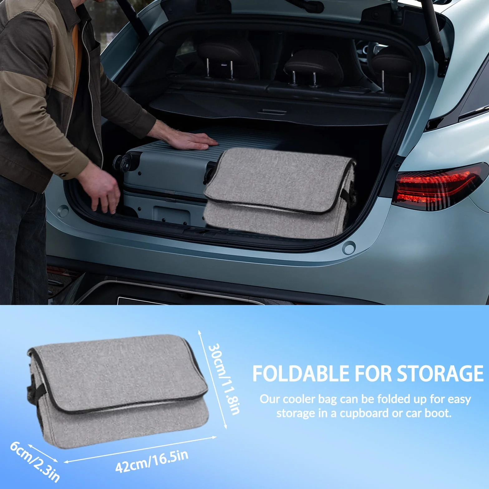 Borsa termica pieghevole 35 l 60 can per picnic campeggio viaggi
