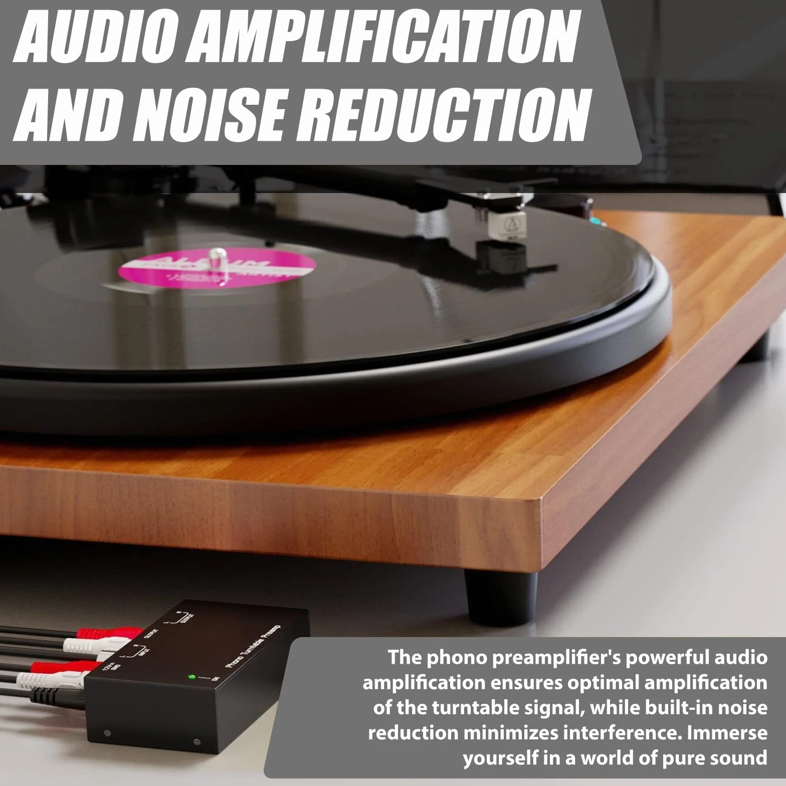 Preamplificatore Phono Stereo per Giradischi
