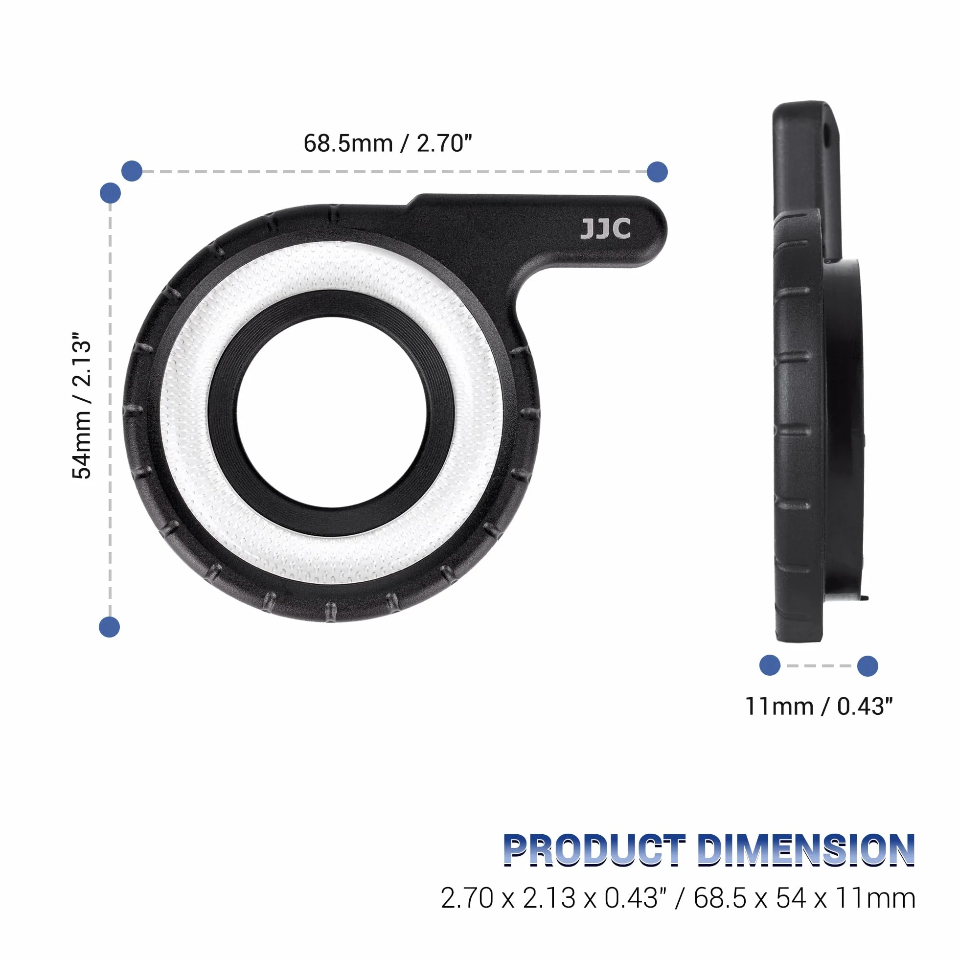 JJC Anello guida luce a LED macro per fotocamere Olympus TG