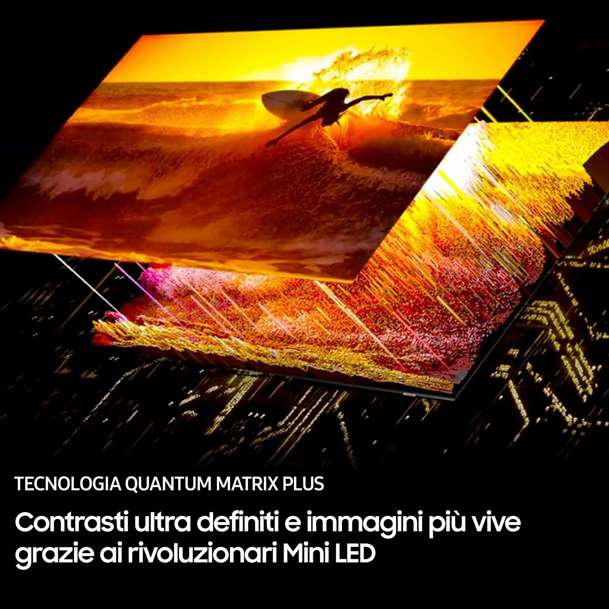 Samsung Neo QLED 4K Vision AI Smart TV 55'' QE55QN85FAUXZT NQ4 AI Gen2 Processor 4K AI Upscaling Dolby Atmos OTS Lite 2025