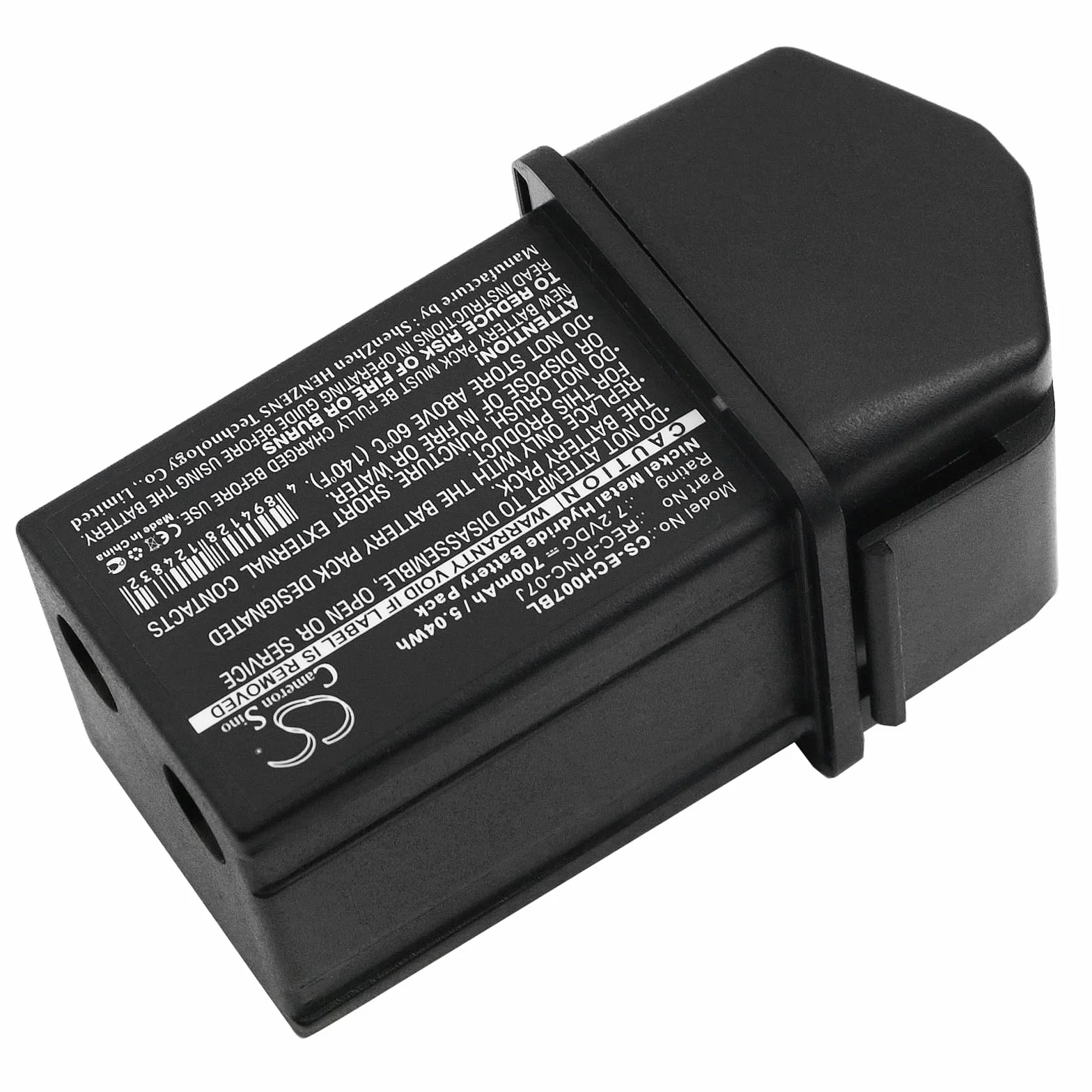 Batteria 700mAh compatibile con CONTROL-07, GENIO-M, TECHNO-M sostituisce PINC-07MH
