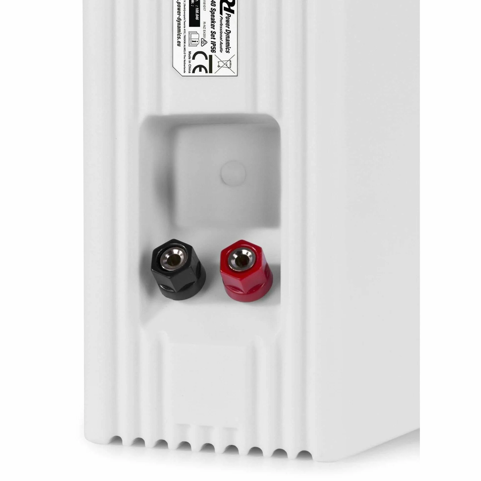 Power Dynamics BGO40 Set di Diffusori a 2 Vie, Woofer 4", Tweeter 3/4", 100 W, Bianco