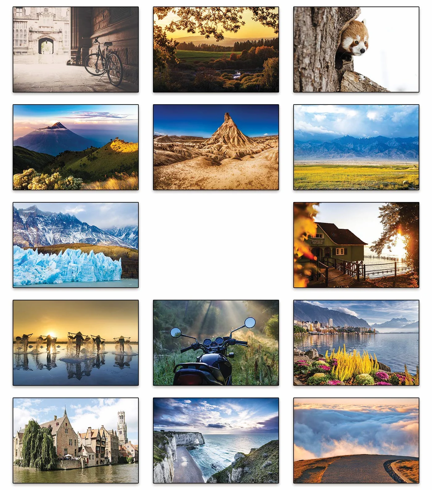 Cartoline Paesaggi 100 sztuk