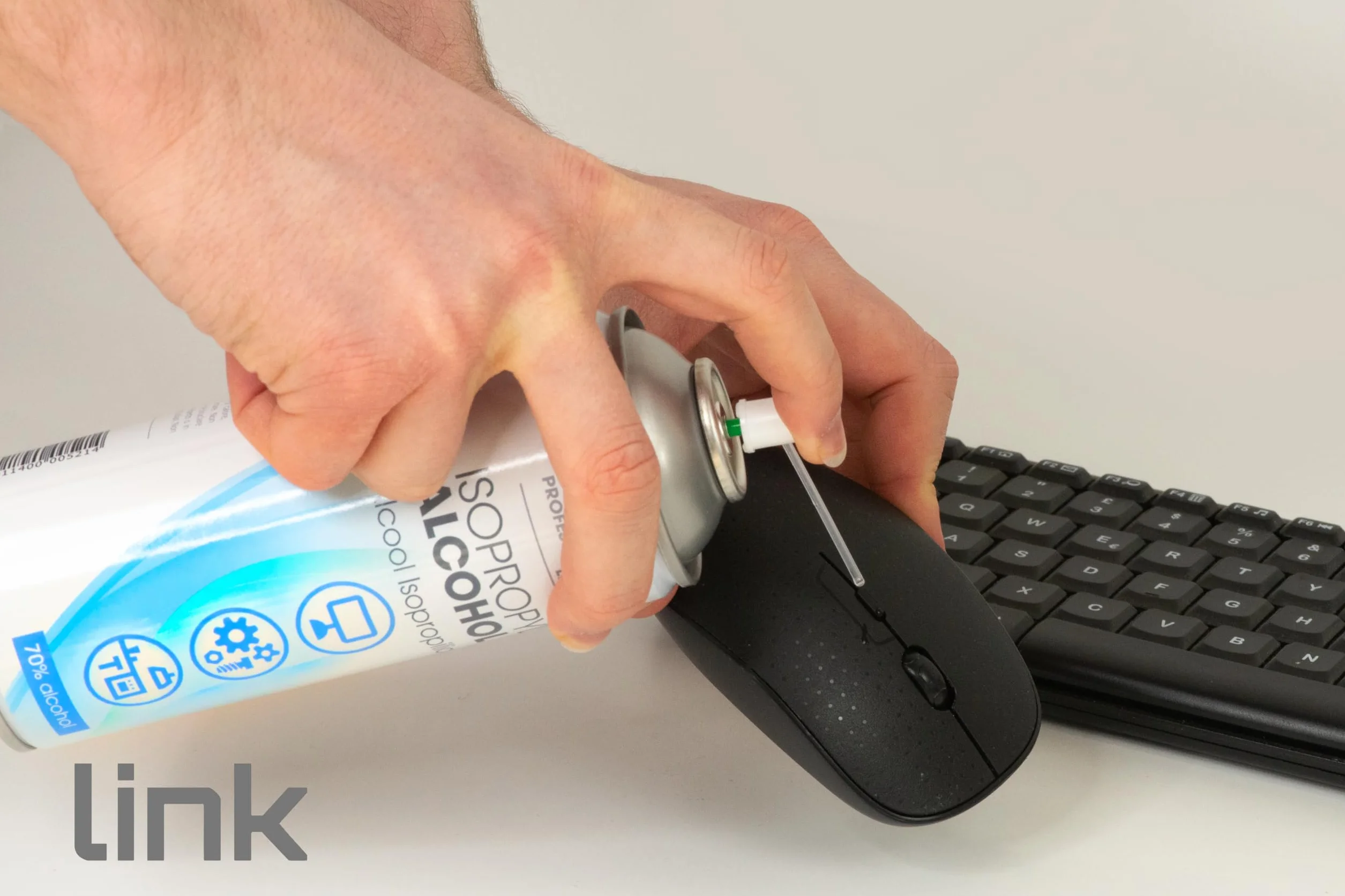 Link SP35 Spray Alcool Isopropilico 400 ml Sgrassante Elettronica Circuiti