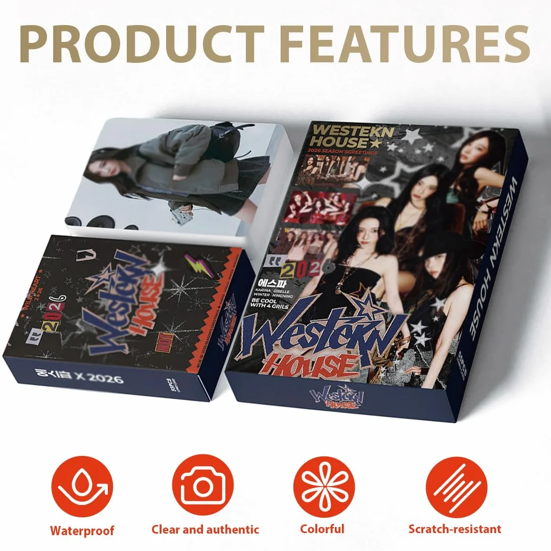 aespa Kpop Photocard Collection Cards 55pcs Carte Da Collezione