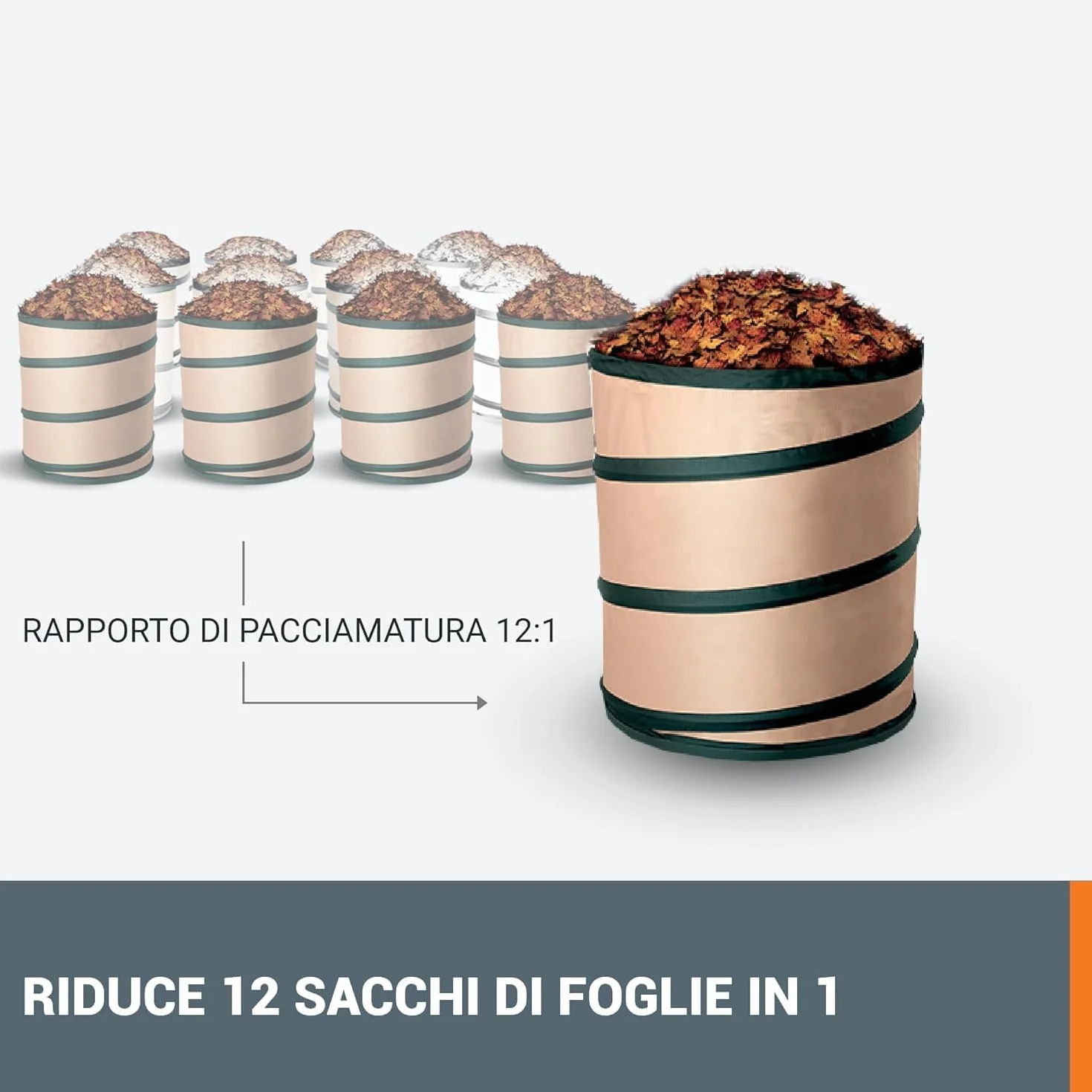 Worx WG583E.9 Soffiatore/aspiratore brushless da 40 V con sacco di raccolta - Solo utensile