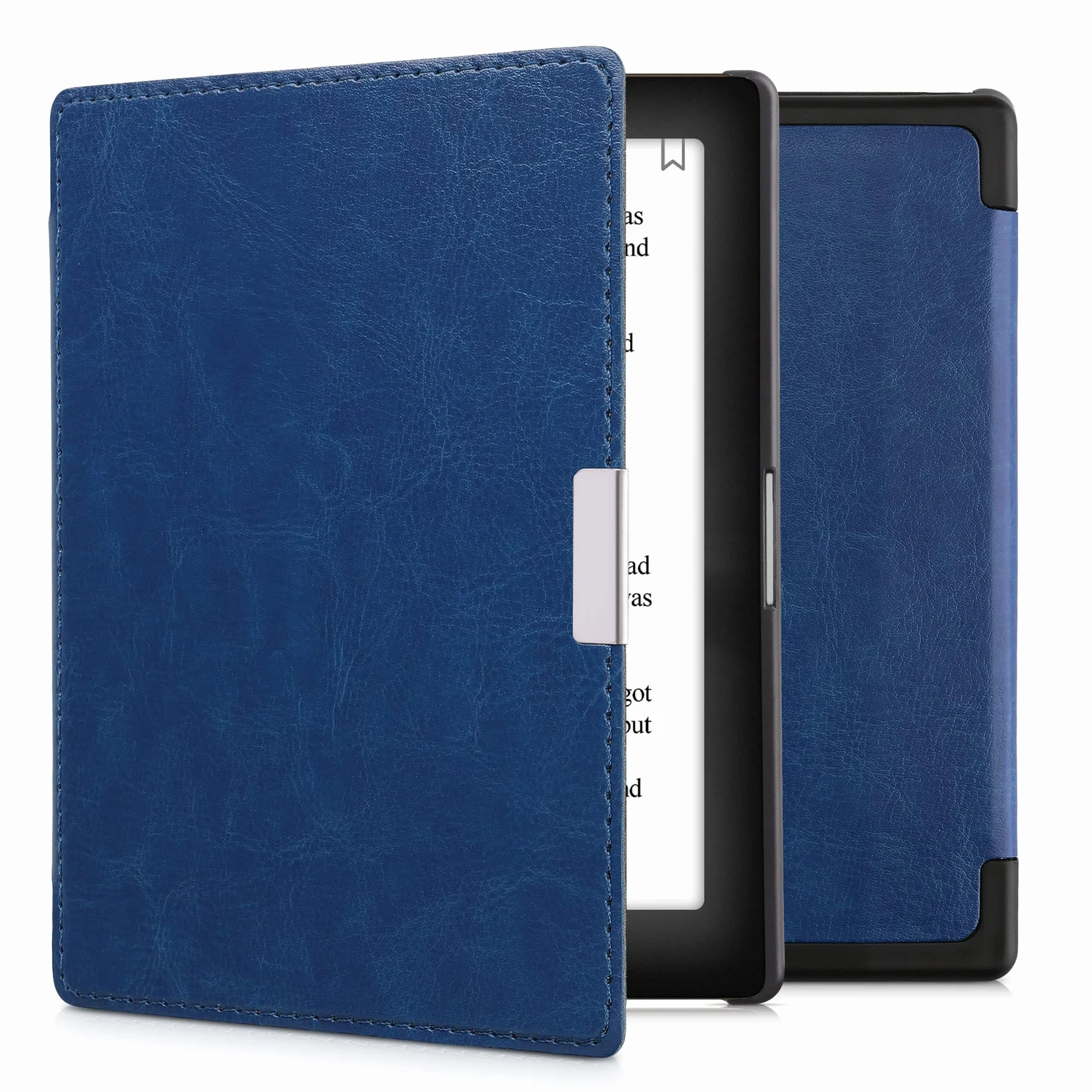 kwmobile Custodia eReader Simil Pelle Compatibile con Kobo Aura Edition 1 Blu
