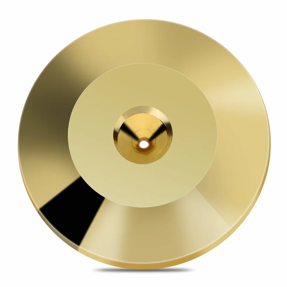 Richer-R Piedini Altoparlante 8 Pezzi 25x4 mm Isolamento Rame Oro
