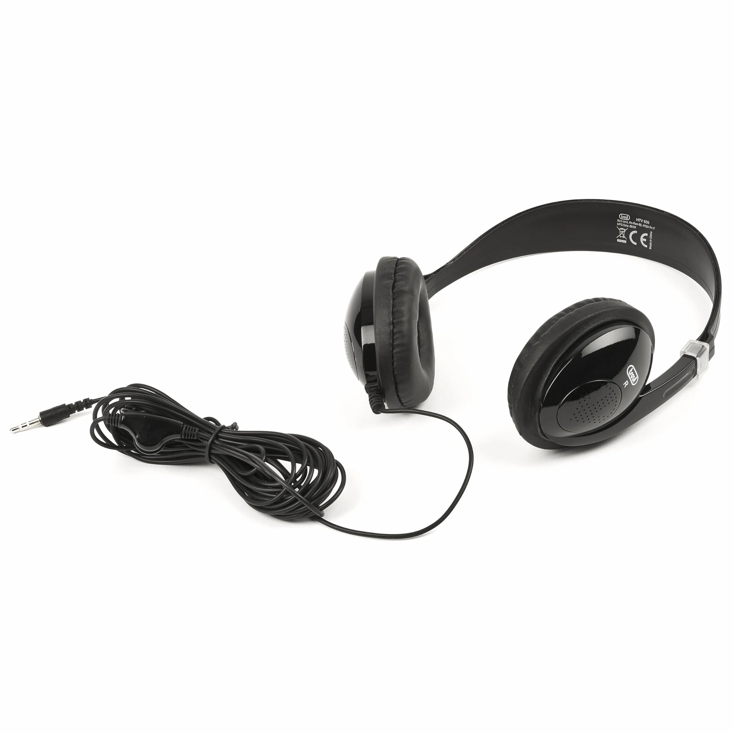 Trevi HTV 636 Cuffie Over-Ear per TV, Cavo 5m, Leggere, Controllo Volume
