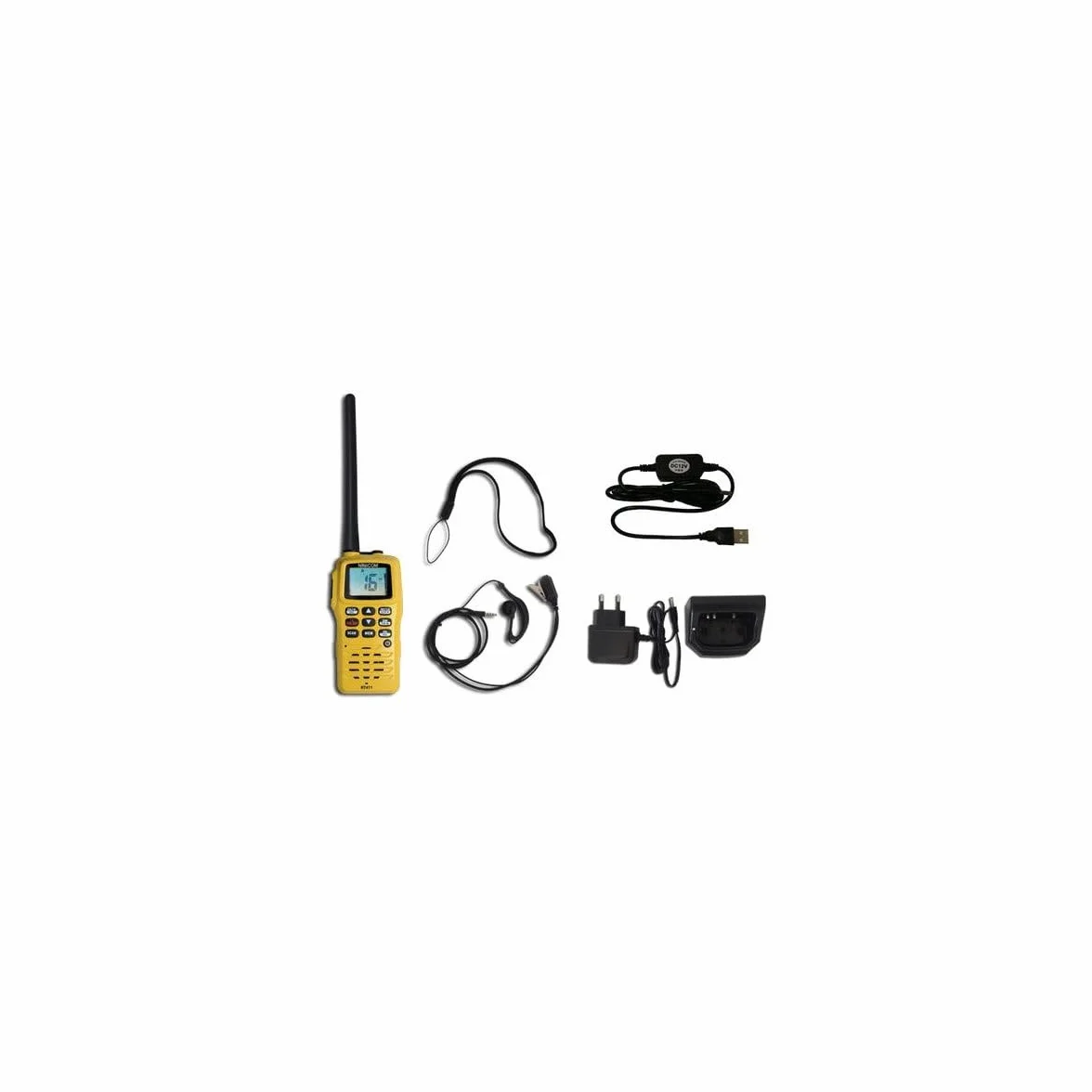 Navicom RT411220 V VHF pacchetto con caricatore e cavo
