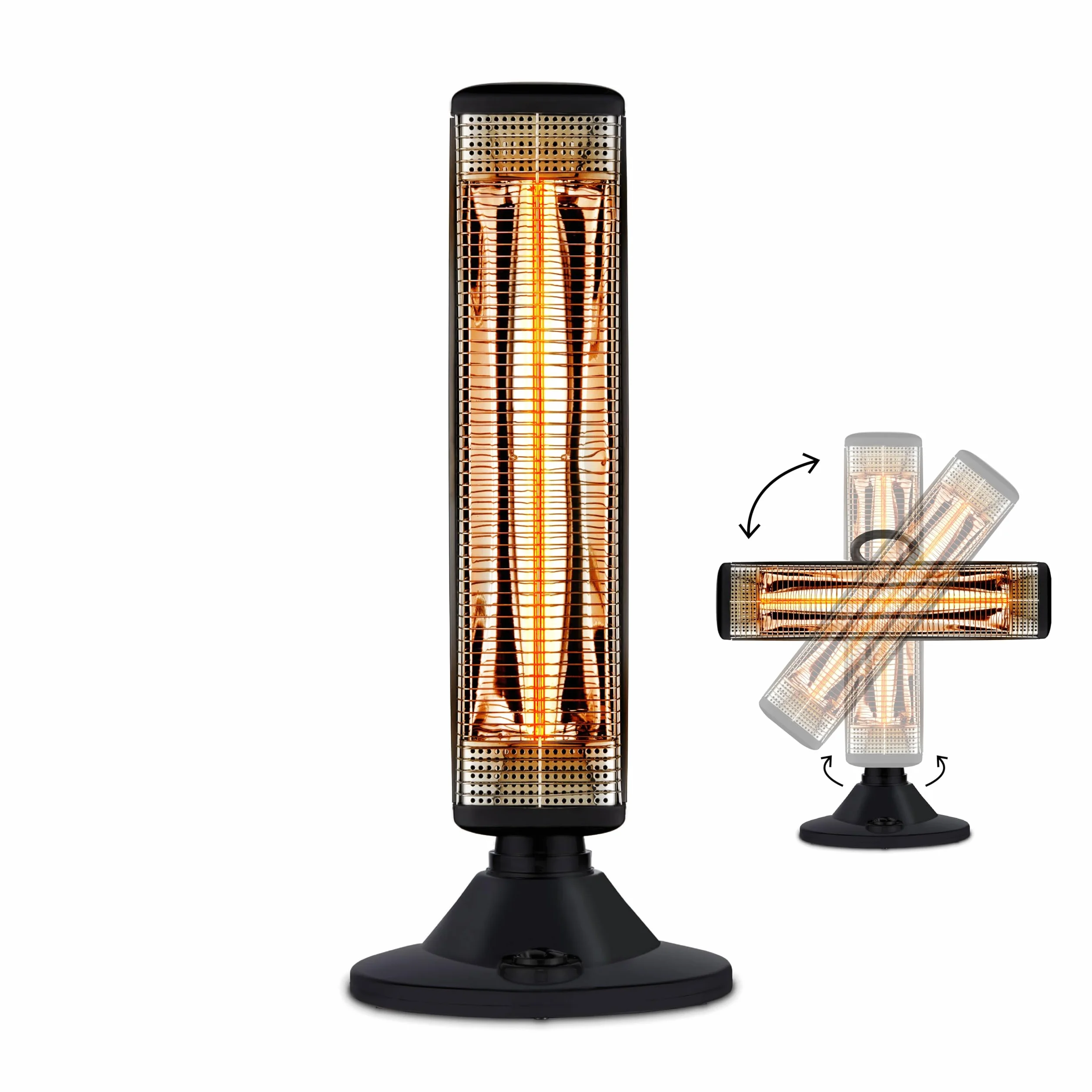 Enders Florenz Heater - Fungo Riscaldatore Elettrico per Patio Radiante a Infrarossi - Stufa Elettrica Esterno per Balcone, Terrazzo o Giardino - Fungo Riscaldante per Esterno Elettrico Nero #4923