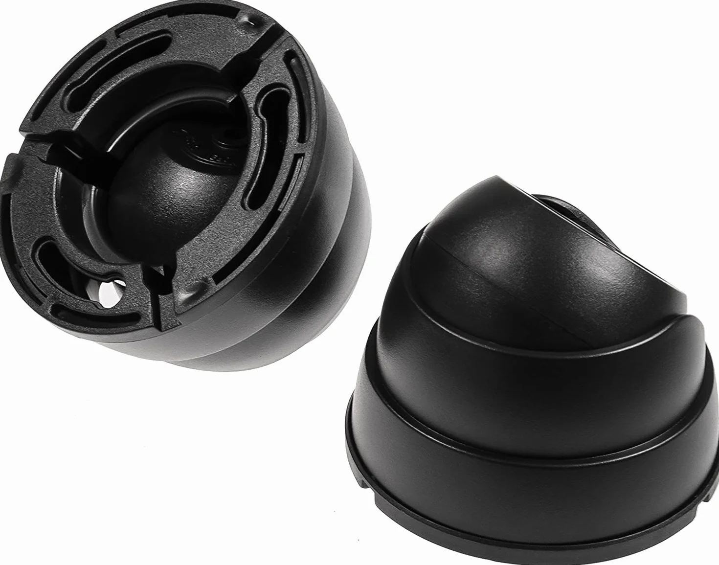 Telecamera di Sicurezza Finta CCTV con Luce Lampeggiante LED a Infrarossi Nero 2x