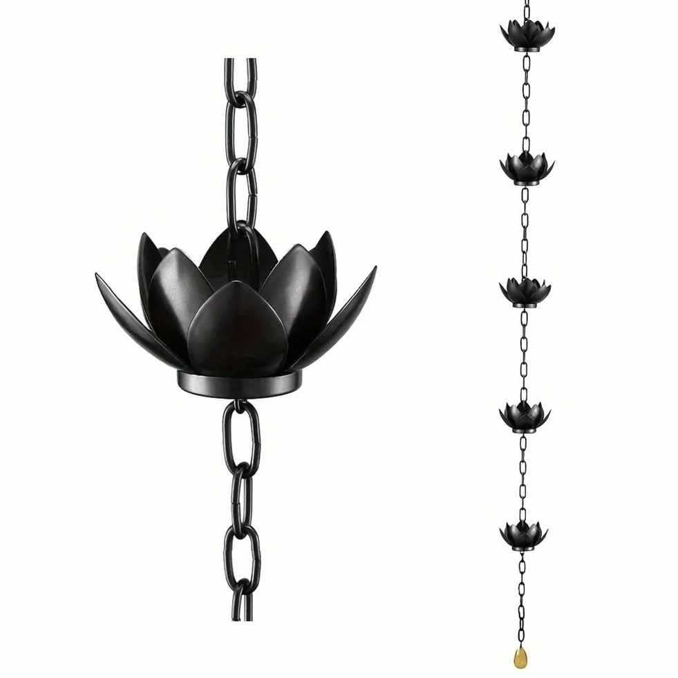 Catena Decorativa per Grondaie, Efficiente Deviazione Acqua Pluviale