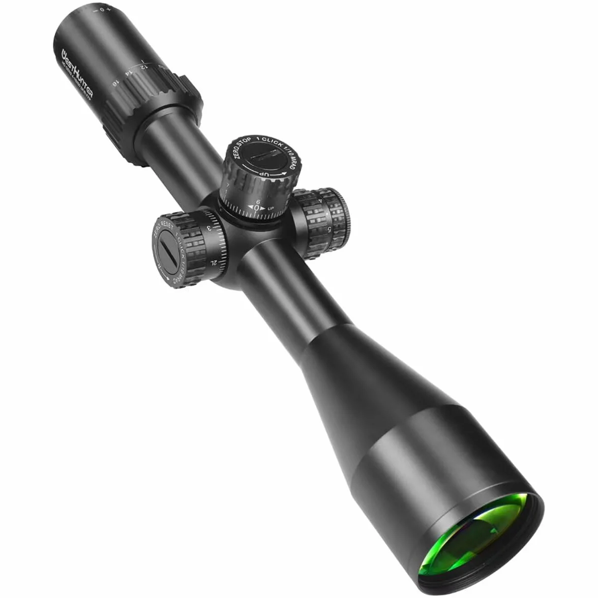 WestHunter Optics HD GEN2 SFIR FFP Cannocchiale da competizione 30mm primo piano focale reticolo illuminato vetro inciso tattico 1/10 MIL Zero Stop