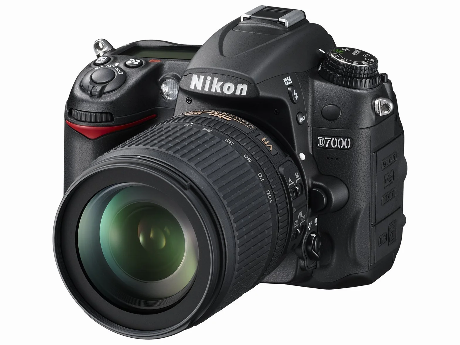 Nikon D7000 Fotocamera Digitale SLR Kit Obiettivo VR 18-105mm 16.2MP LCD 3 Pollici