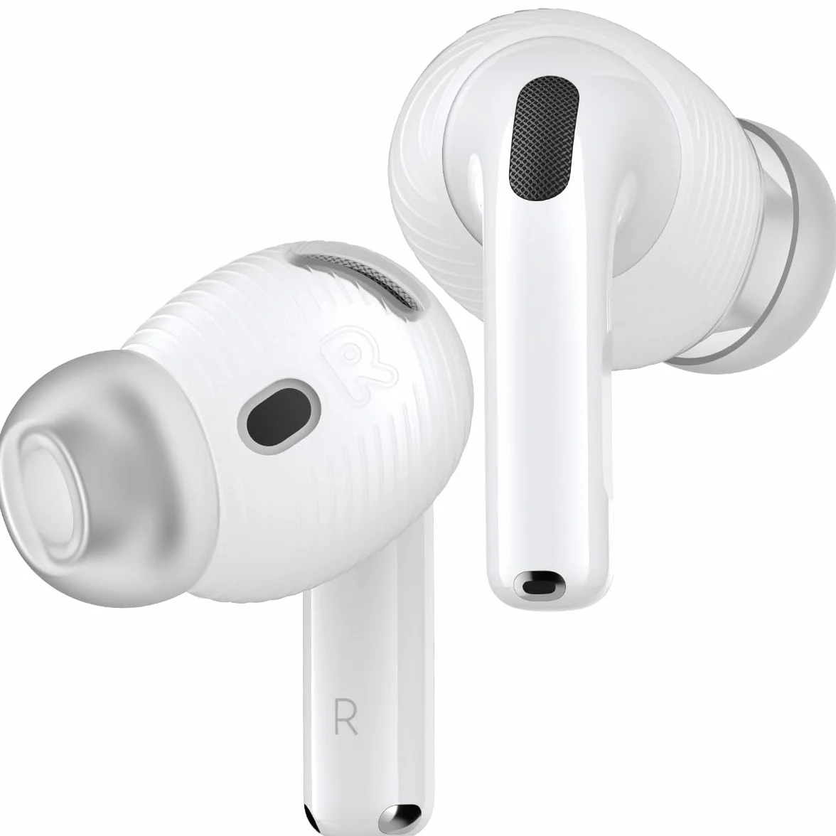 Gcioii Gommini per AirPods 4, Cuffie Cancellazione Rumore, Custodia Stoccaggio, Accessori Anti-Scadenza per AirPods 4a Generazione (Trasparente)