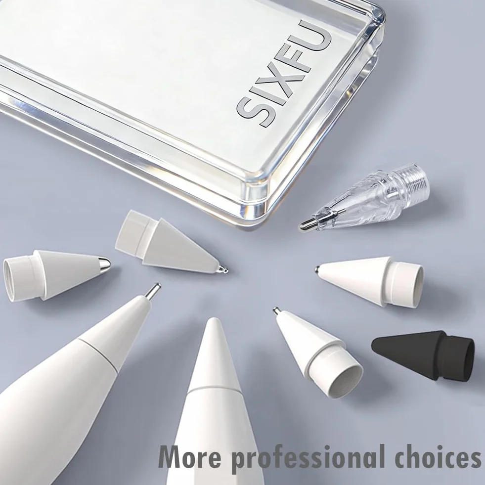 SIXFU 8 stili punte Apple Pencil Pro Tips compatibili iPad USB-C 1a 2a generazione accessori