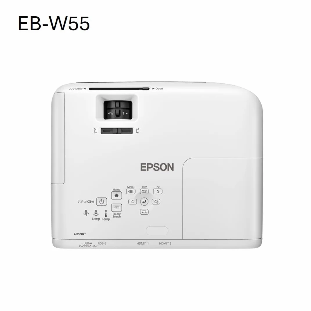 Epson EB-W55 Videoproiettore WXGA 3LCD 4.000 lumen Wi-Fi HDMI Bianco