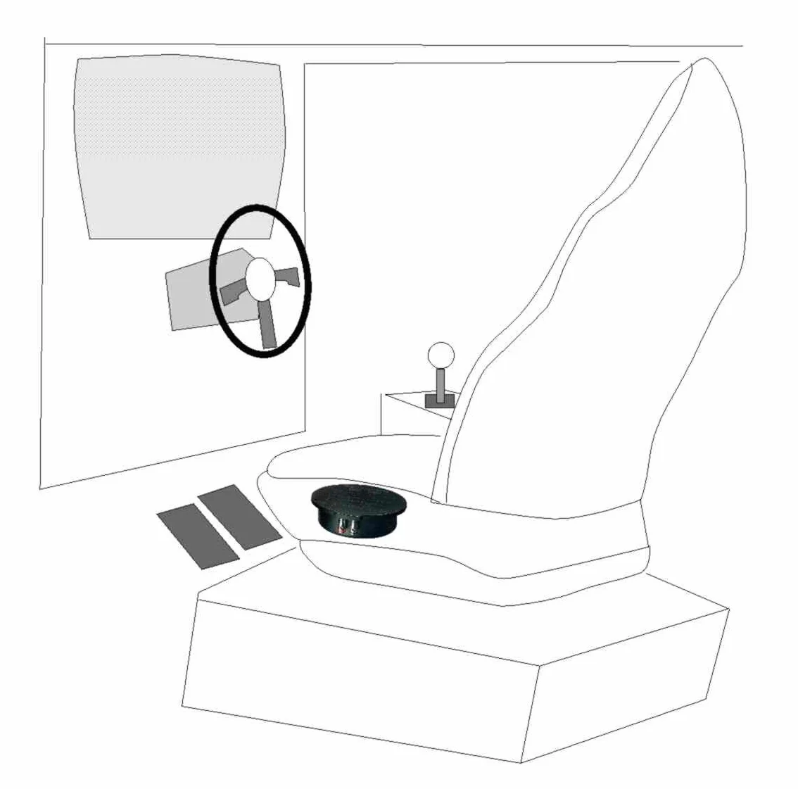 Reckhorn Bassshaker trasduttore sonoro per home theater, Playseats