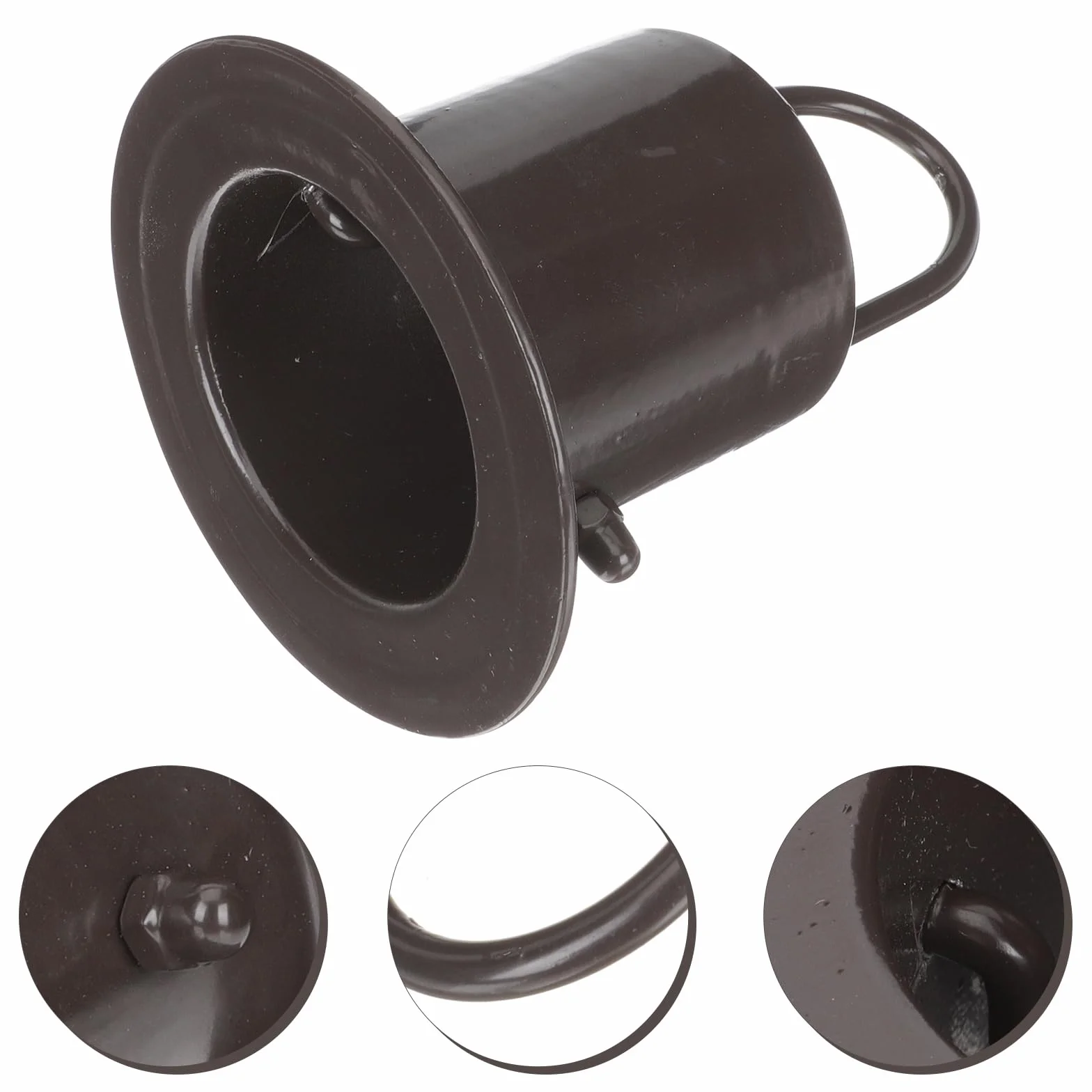 Operitacx Ganci di Installazione in Alluminio 4.72x3.54x3.54 Pollici Kit Adattatore per Catena Pluviale per Grondaia