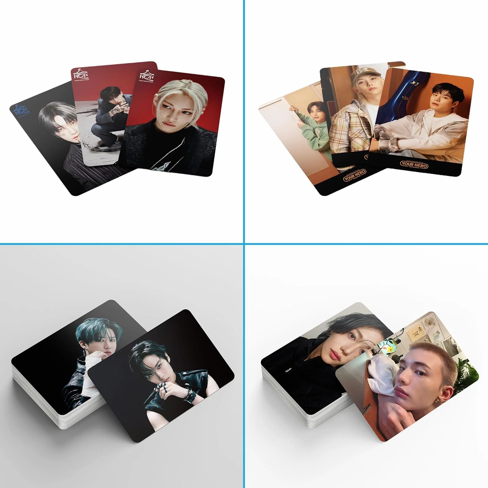 Strraykiid Photocard 4 Set 220 Pezzi Carte Lomo Card Kpop