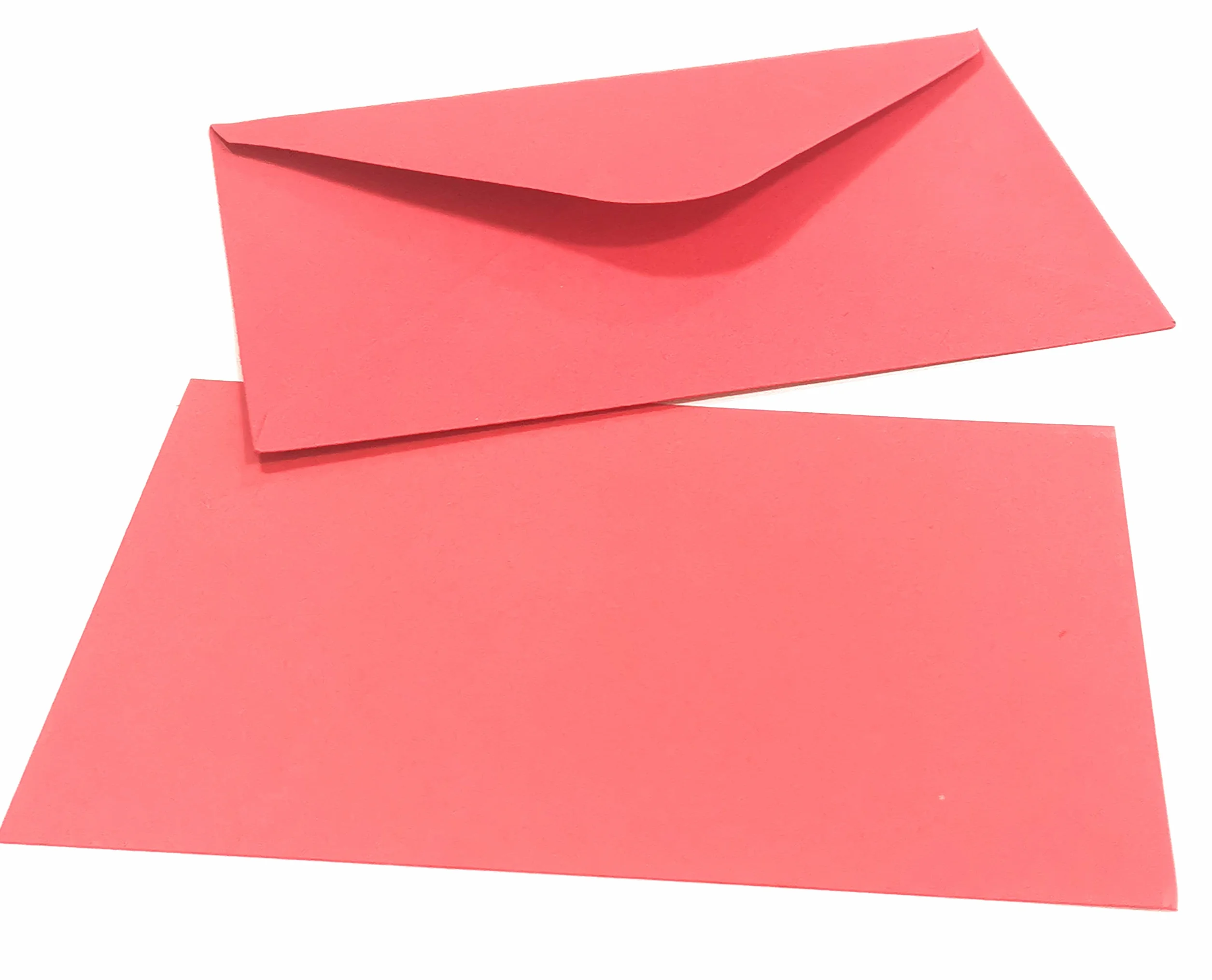Buste colorate con bigliettini set 100 pezzi 7x11,2 cm 14x9 cm ROSSO per matrimoni feste compleanni regali