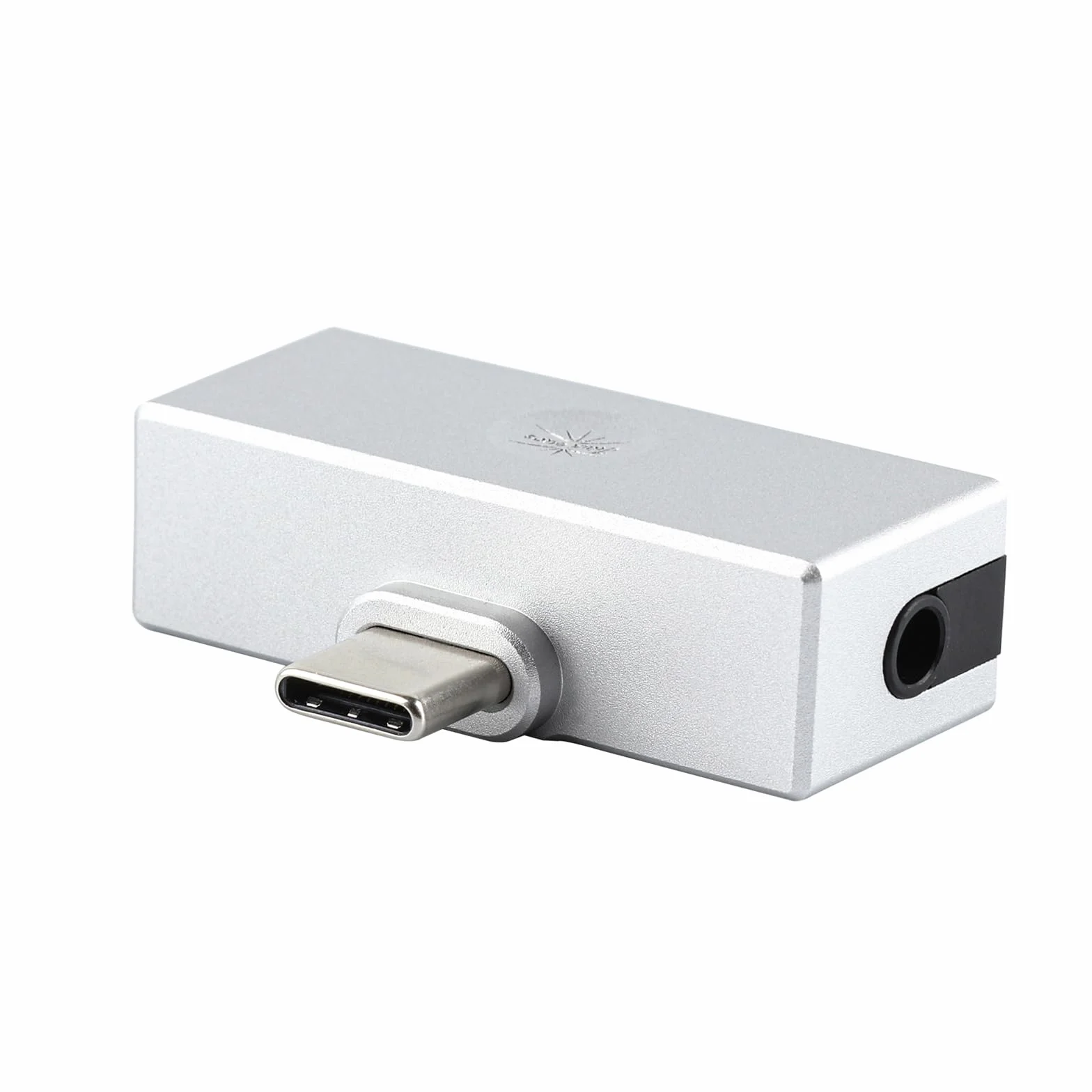 Kiwi Ears Allegro Mini Portable DAC USB C na 3,5/4,4 mm, 32bit/384 kHz, amplificatore per cuffie HiFi (Argento)