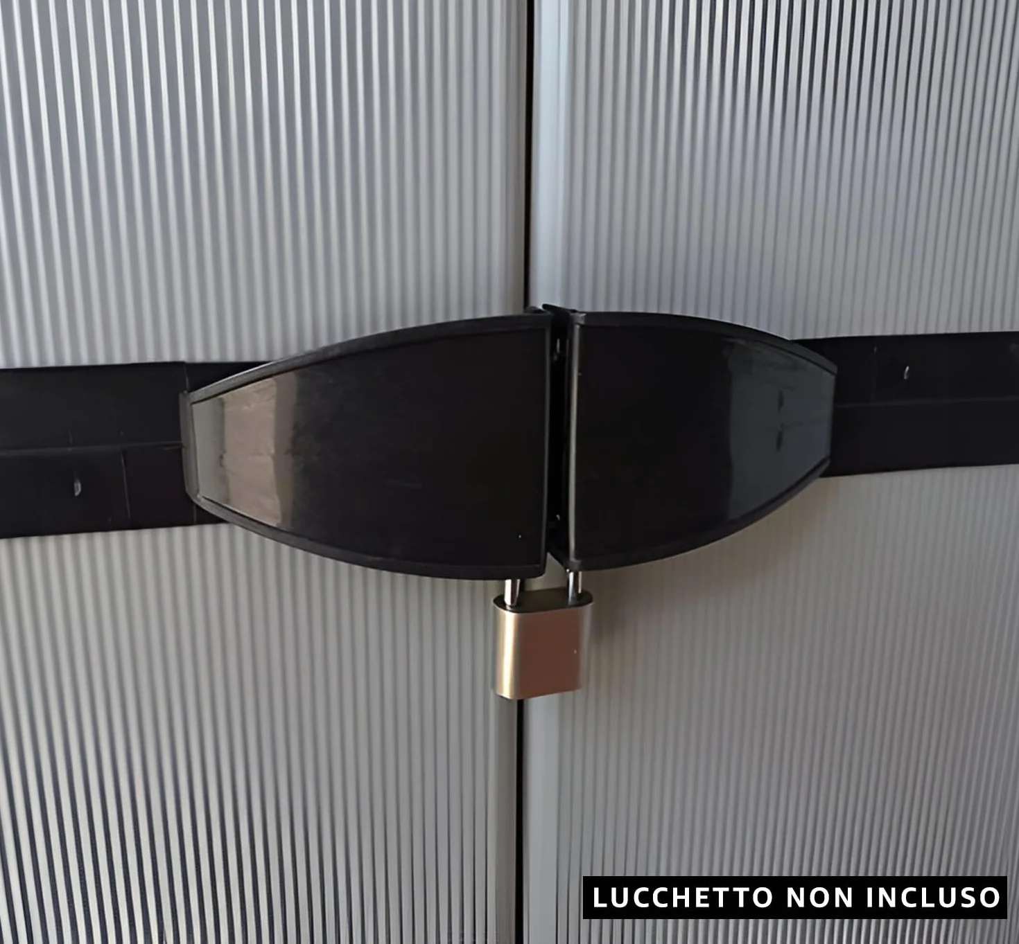 Armadio da Esterno 68x40x165h cm 2 Ante 3 Ripiani Idrorepellente Made in Italy Grigio Chiaro
