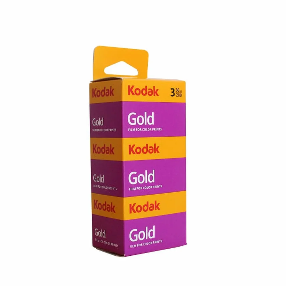 Kodak Gold 200 ISO 36 zdjęć 35 mm kolorowa rolka film fotograficzny 3 sztuki