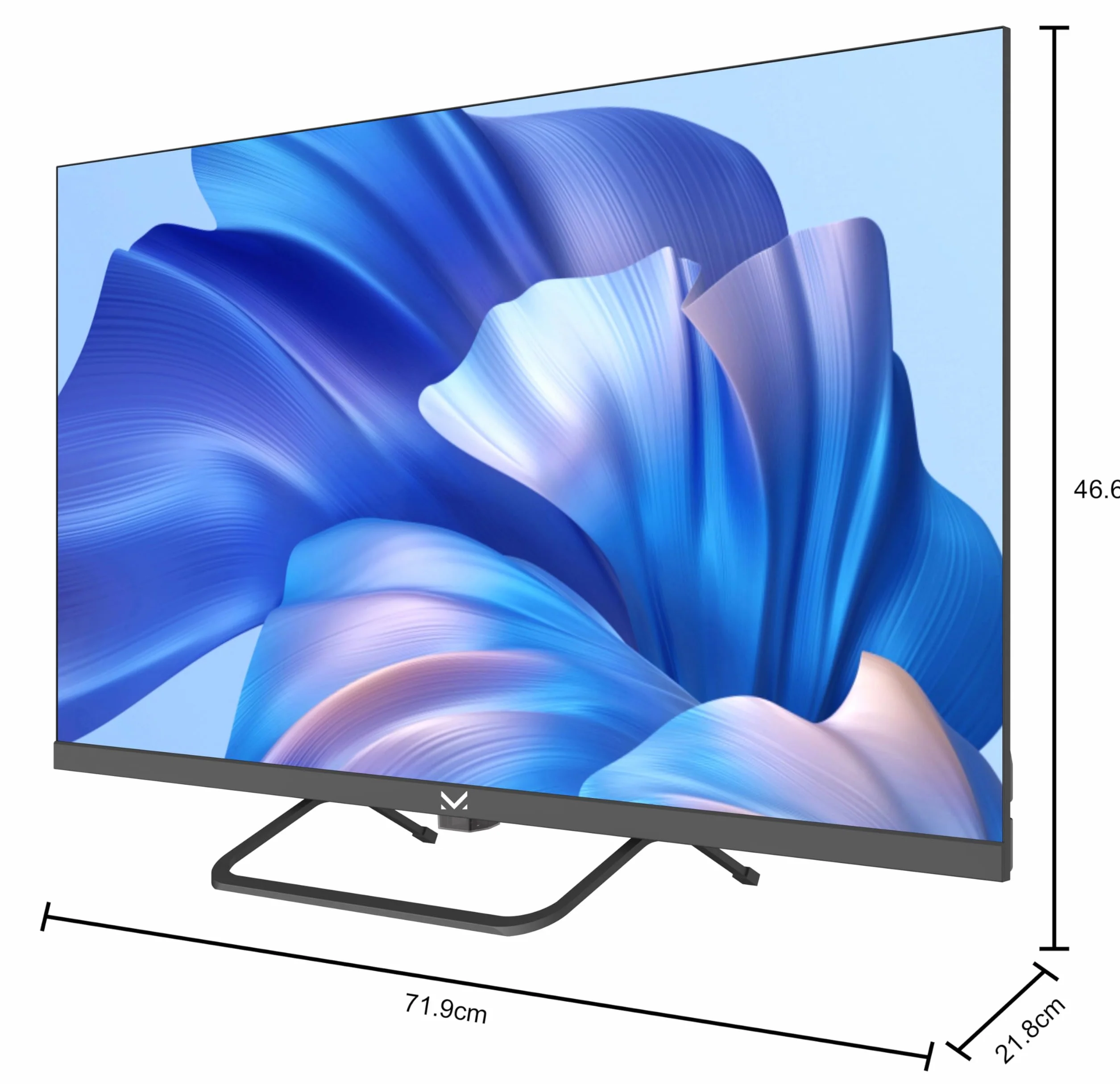 Majestic TV 232FLC V1 32" Televisore HD Ready FRAMELESS DVB-T/T2 DVB-S/S2 Telecomando 2 USB 2 HDMI