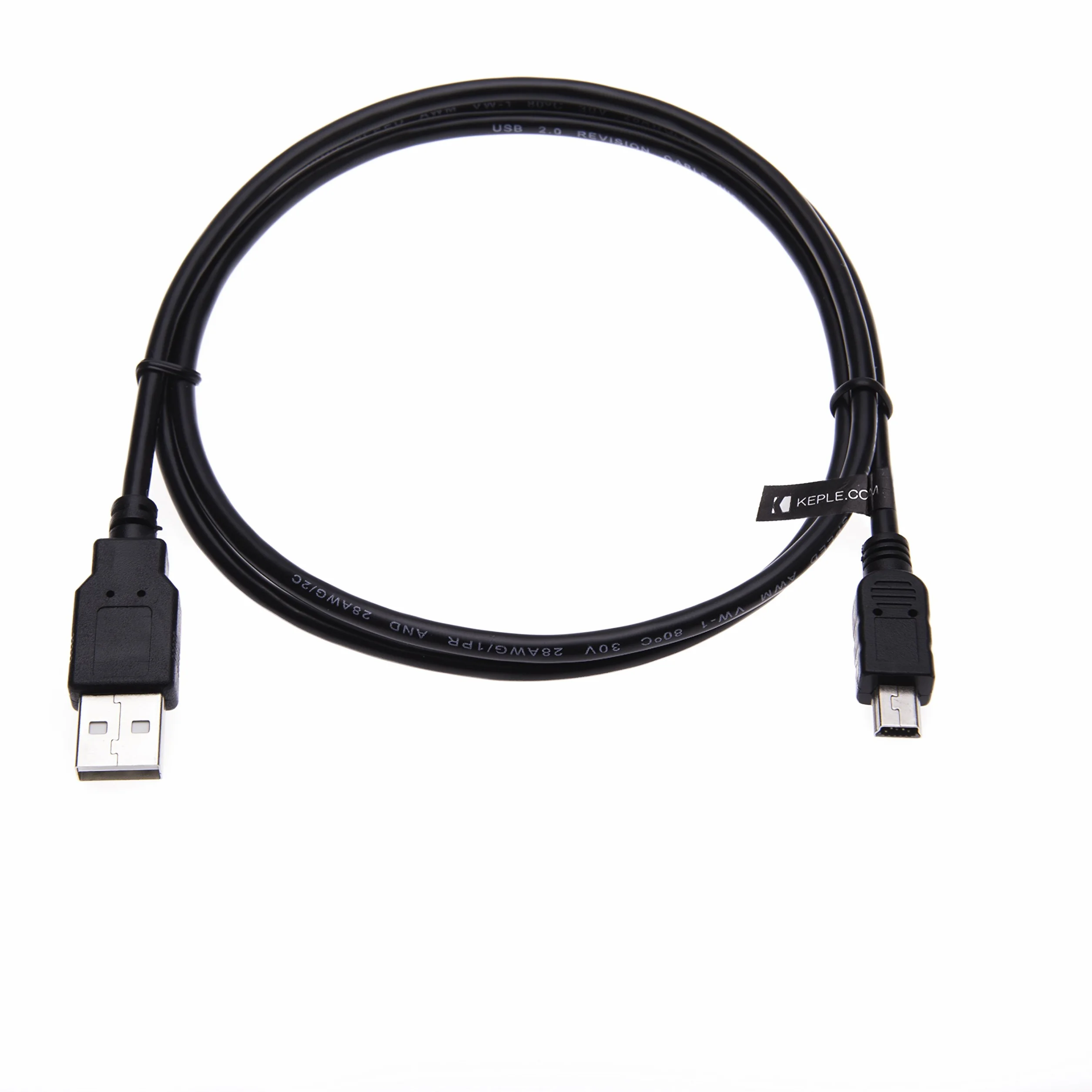 Keple Mini Cavo USB Caricabatterie Sync Compatibile con GPS Edge 800 0.5m