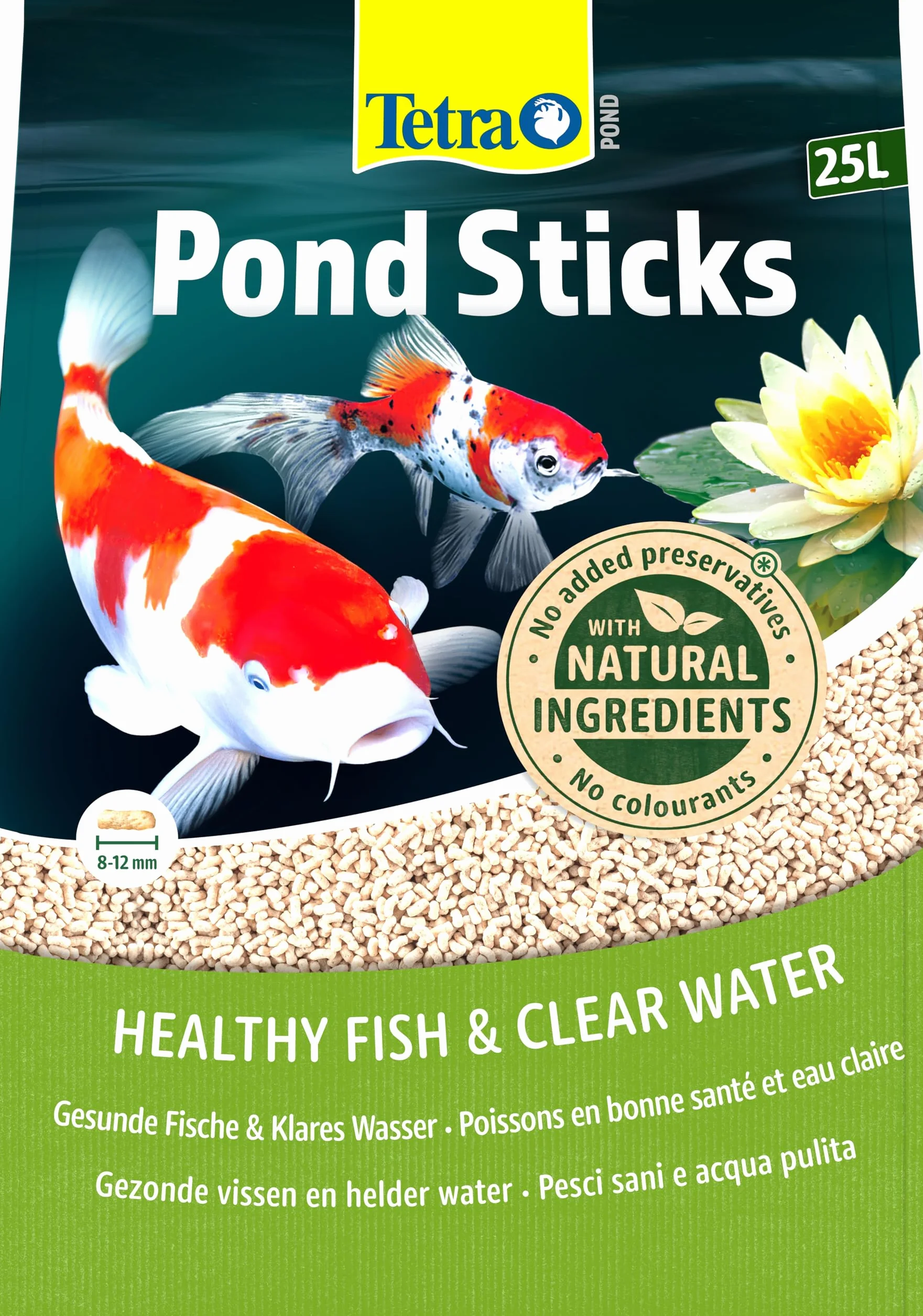 Lascure Delights Pond Sticks Mangime per Pesci, Multicolore, Unica, 25000 unità