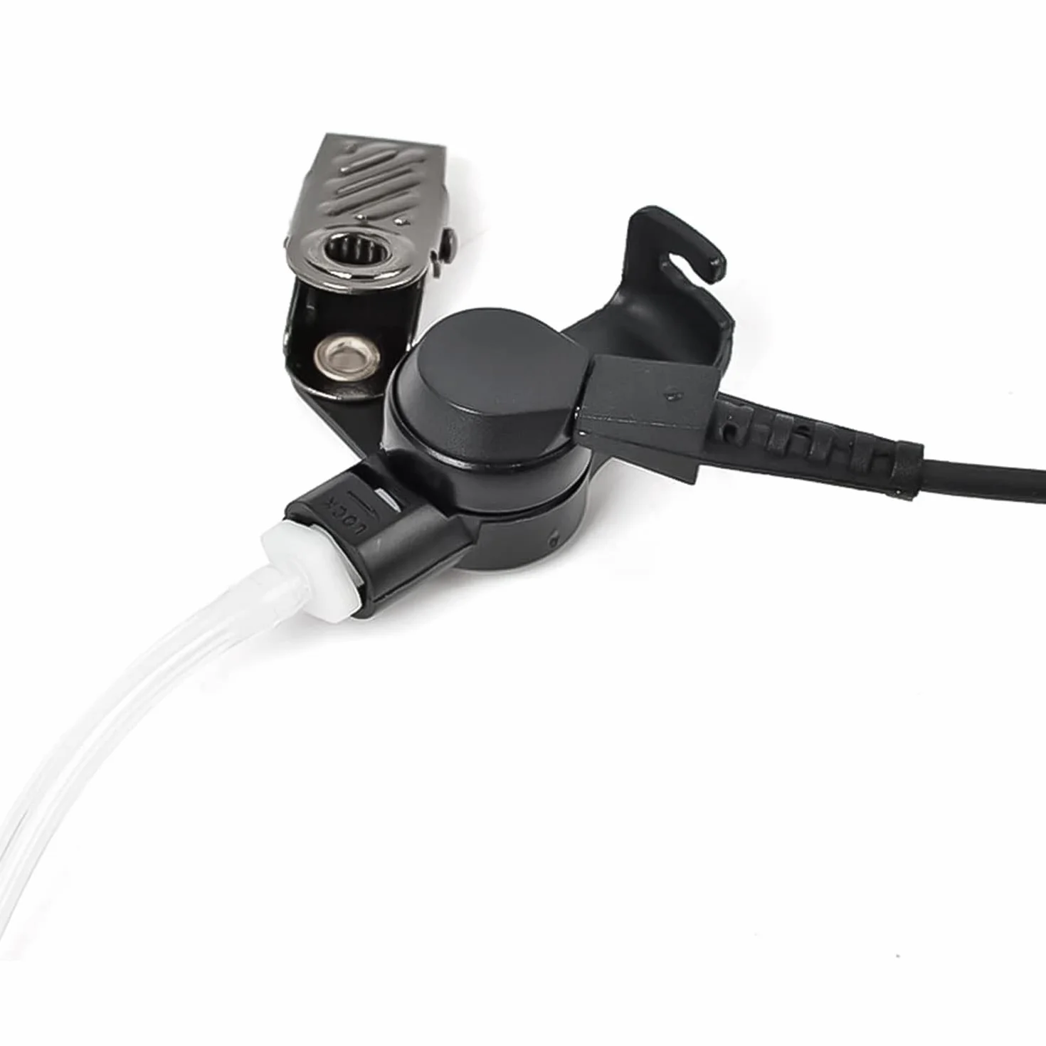 Cuffia auricolare trasparente TSMIC Jack 3.5mm per Radio ricetrasmittenti Bodyguard Compatibile TSMIC TSMIC-M MOTOROLA YAESU
