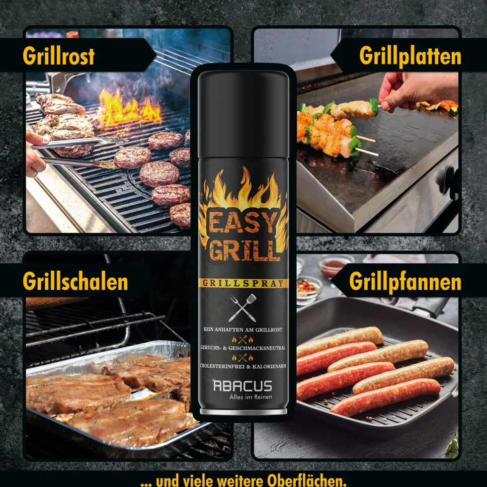 ABACUS® Spray separatore grill, spray antiaderente, spray antiaderente, separatore per barbecue, spray antiaderente, spray per barbecue, spray antiaderente, spray per barbecue, spray separatore per