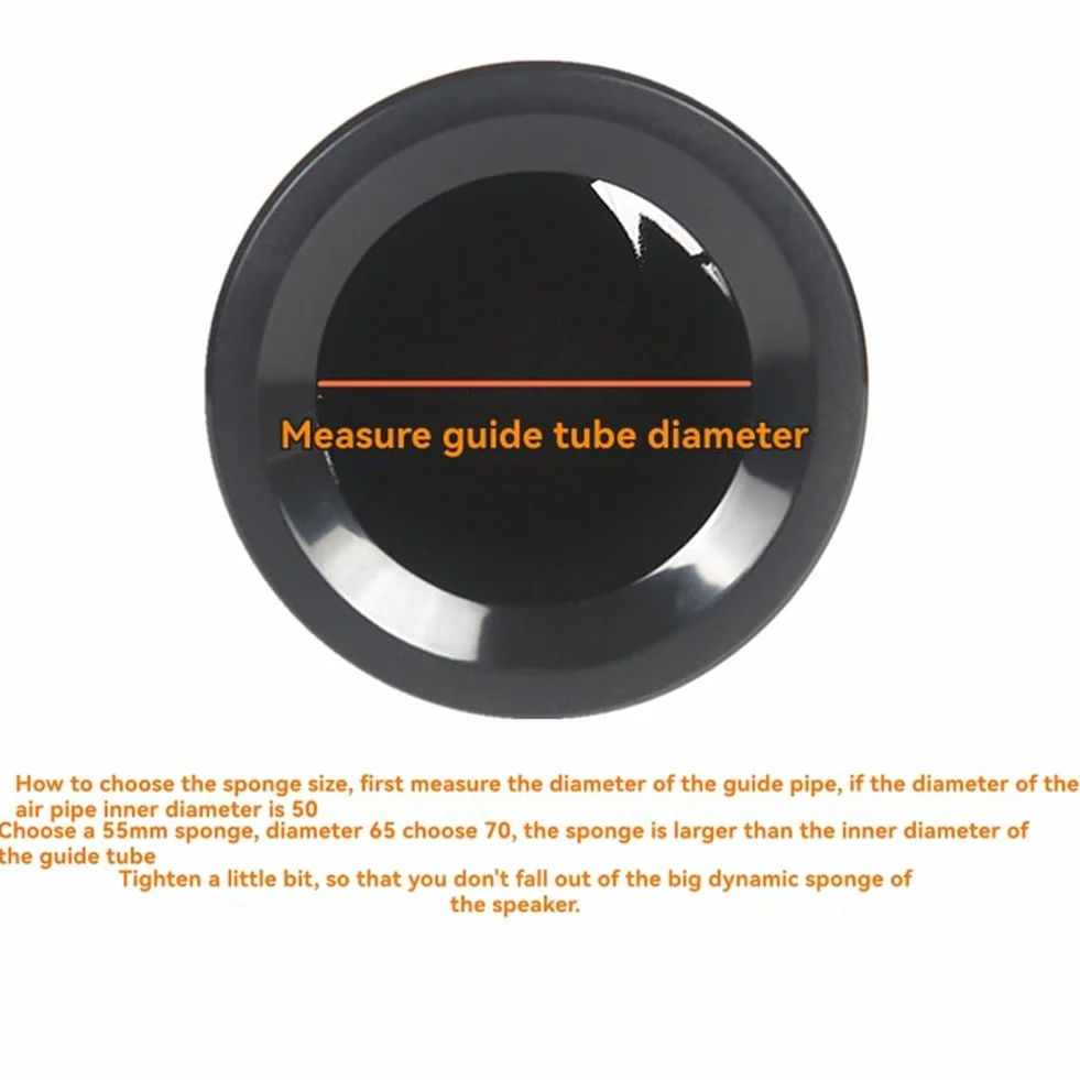 Tappi in Spugna per Tubi del Portatile Altoparlante Reflex Tubes, Prese d'Aria del Woofer