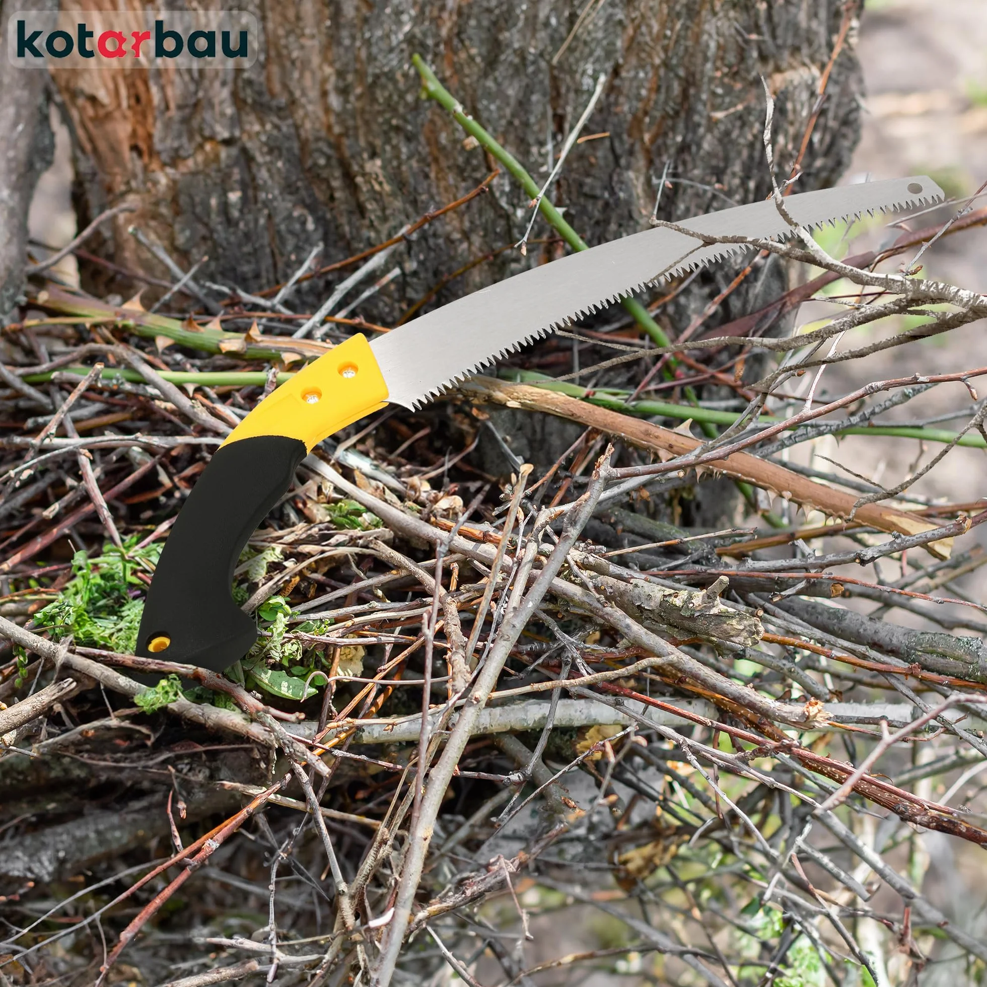 KOTARBAU® Sega da Giardino 320mm Piegata Manuale per Taglio Rami Arbusti