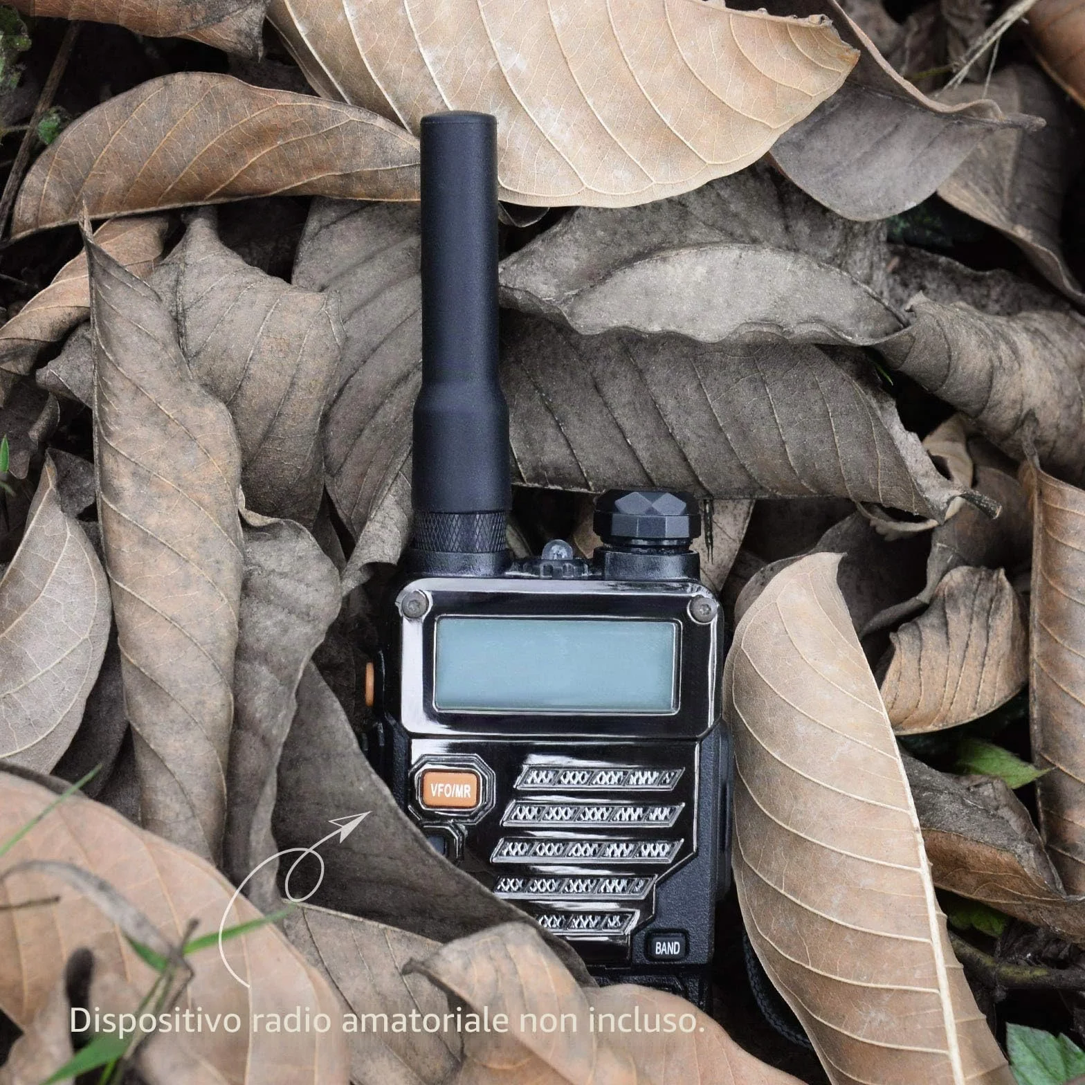 Bingfu Antenna VHF UHF 144/430 MHz SMA Femmina Compatibile BaoFeng UV-5R Walkie Talkie Radio, 2 Pezzi