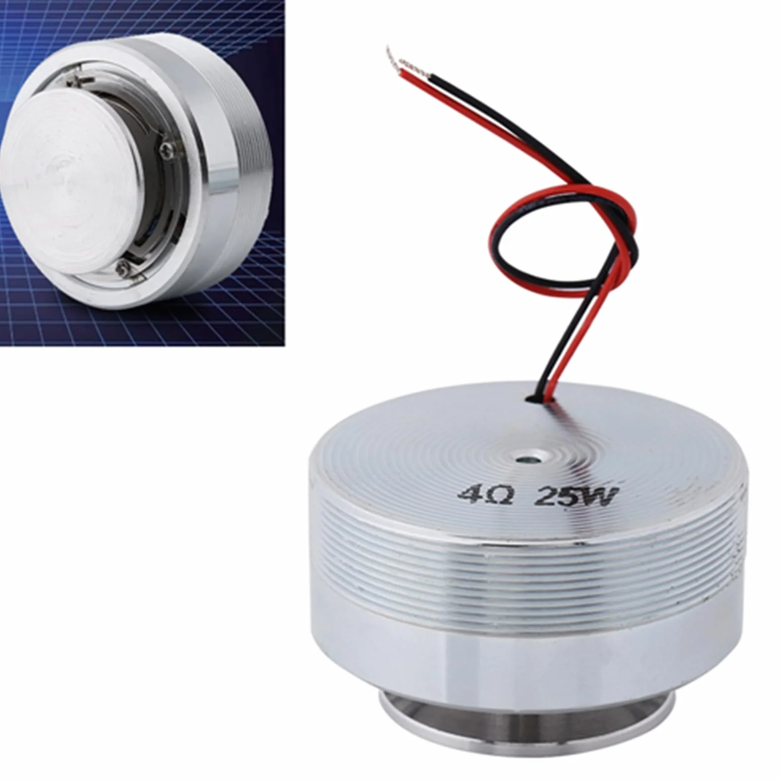 Cocoarm Risonanza Bass Shaker 2 Cal Altoparlante Subwoofer Elettrodinamico 4Ω 25W
