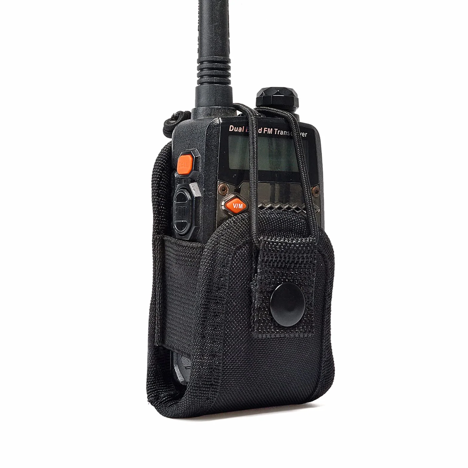 Porta radio fondina Walkie Talkie Custodia trasporto con clip cintura per Baofeng UV-5R UV82 888S Motorola TLKR Midland