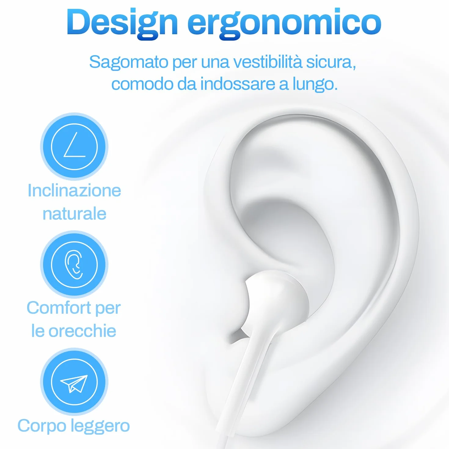 INTOBAS 2 Pack Cuffie USB C per iPhone 16/15 con Microfono, Hi-Fi Stereo Auricolari In-Ear