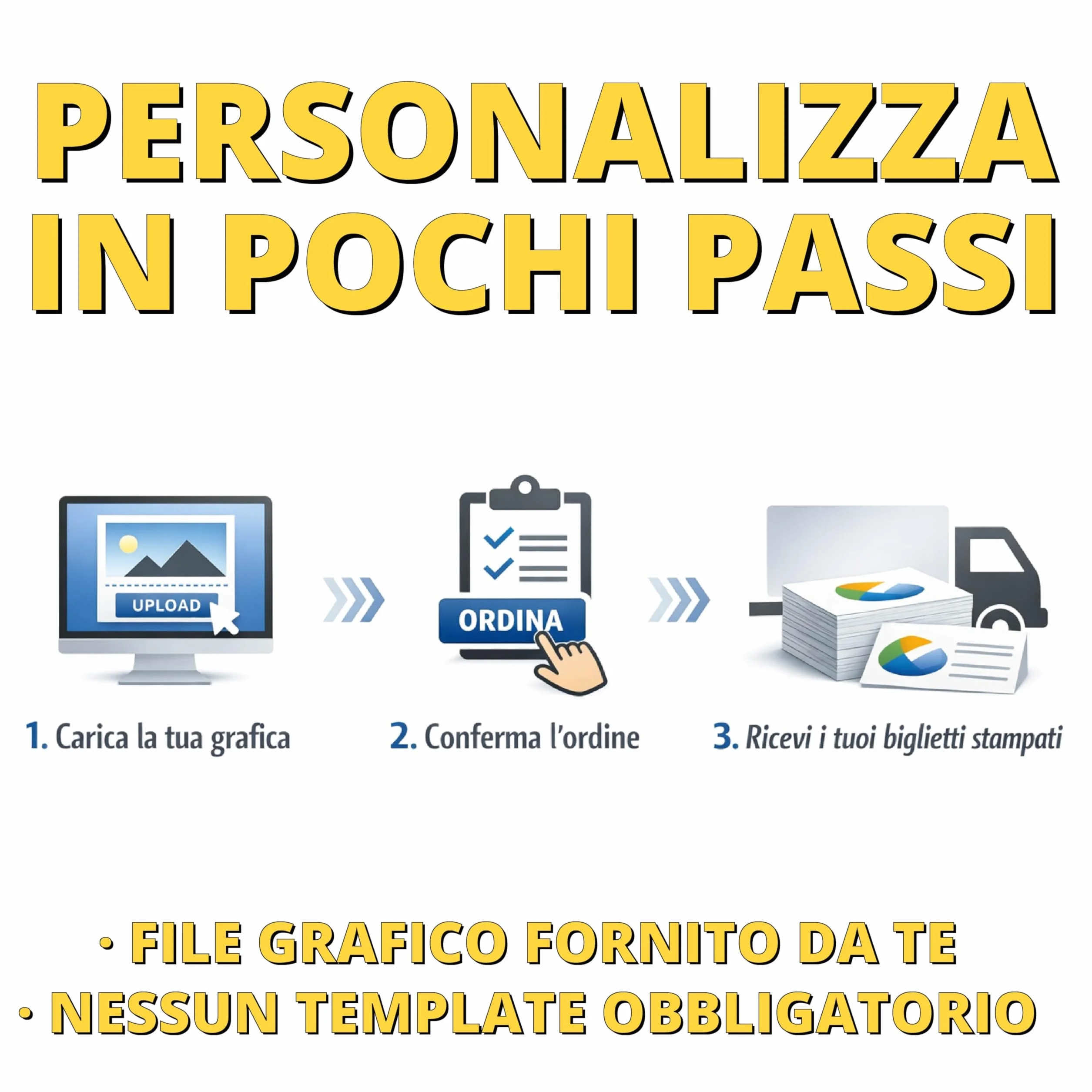 Biglietti da Visita Personalizzati 100 pezzi 85x55 mm Fronte Retro Colori Carta Patinata Opaca