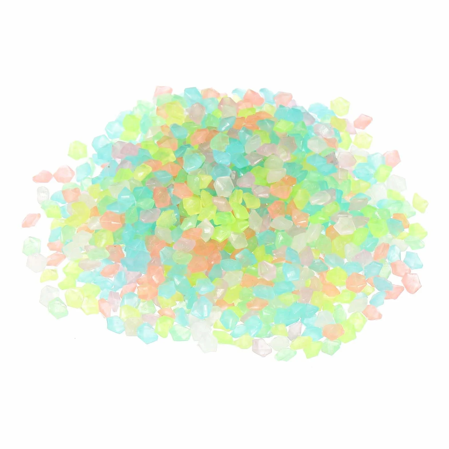 10000 pezzi che si illuminano al buio sassi da giardino, ghiaia per giardino, decorazioni acquario, pietre da giardino, sassolini decorativi Ideale per decorare cortili o interni(Colore)