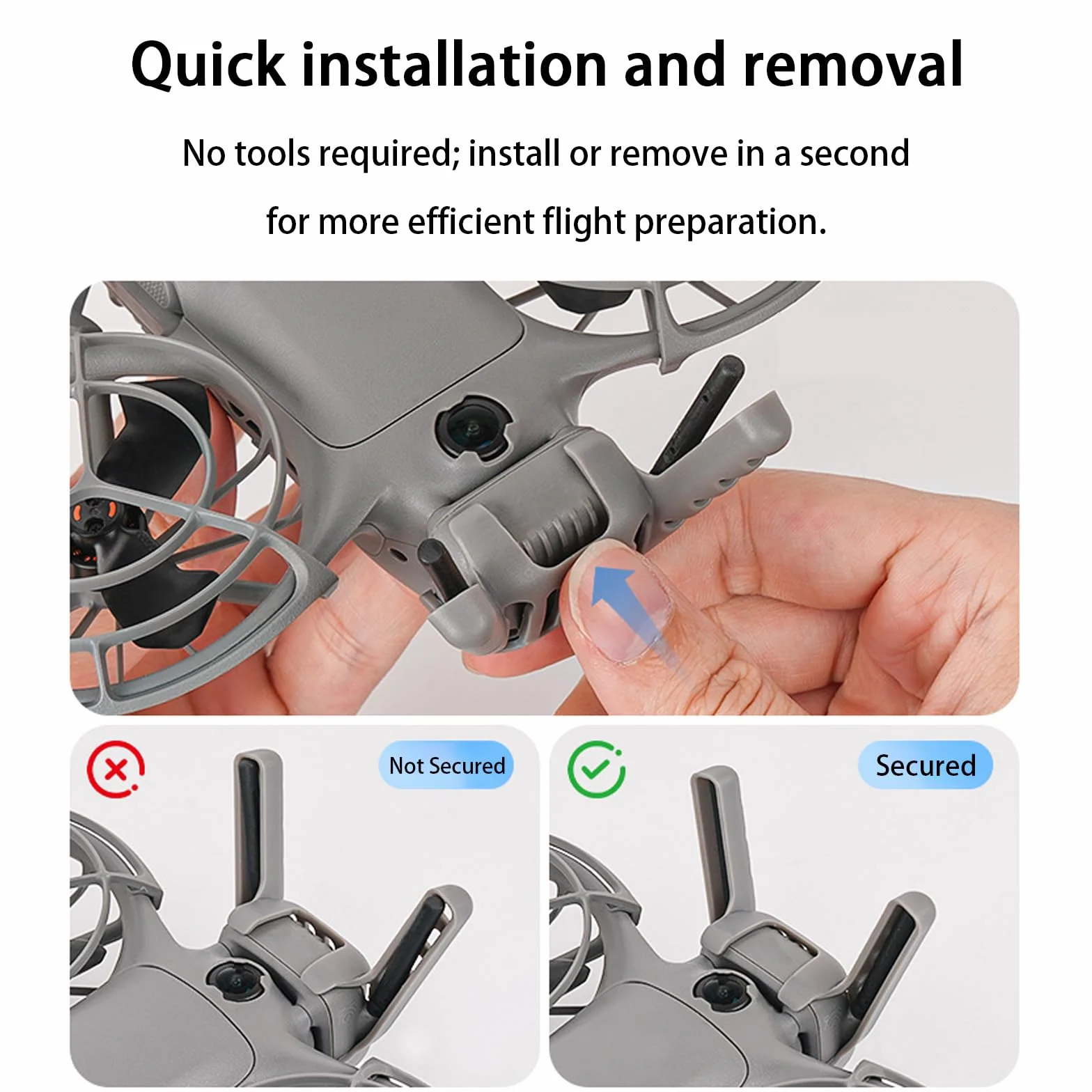 Ricetrasmettitore Digitale Protezione per DJI NEO 2, Antenna Guardia Copertura Accessori
