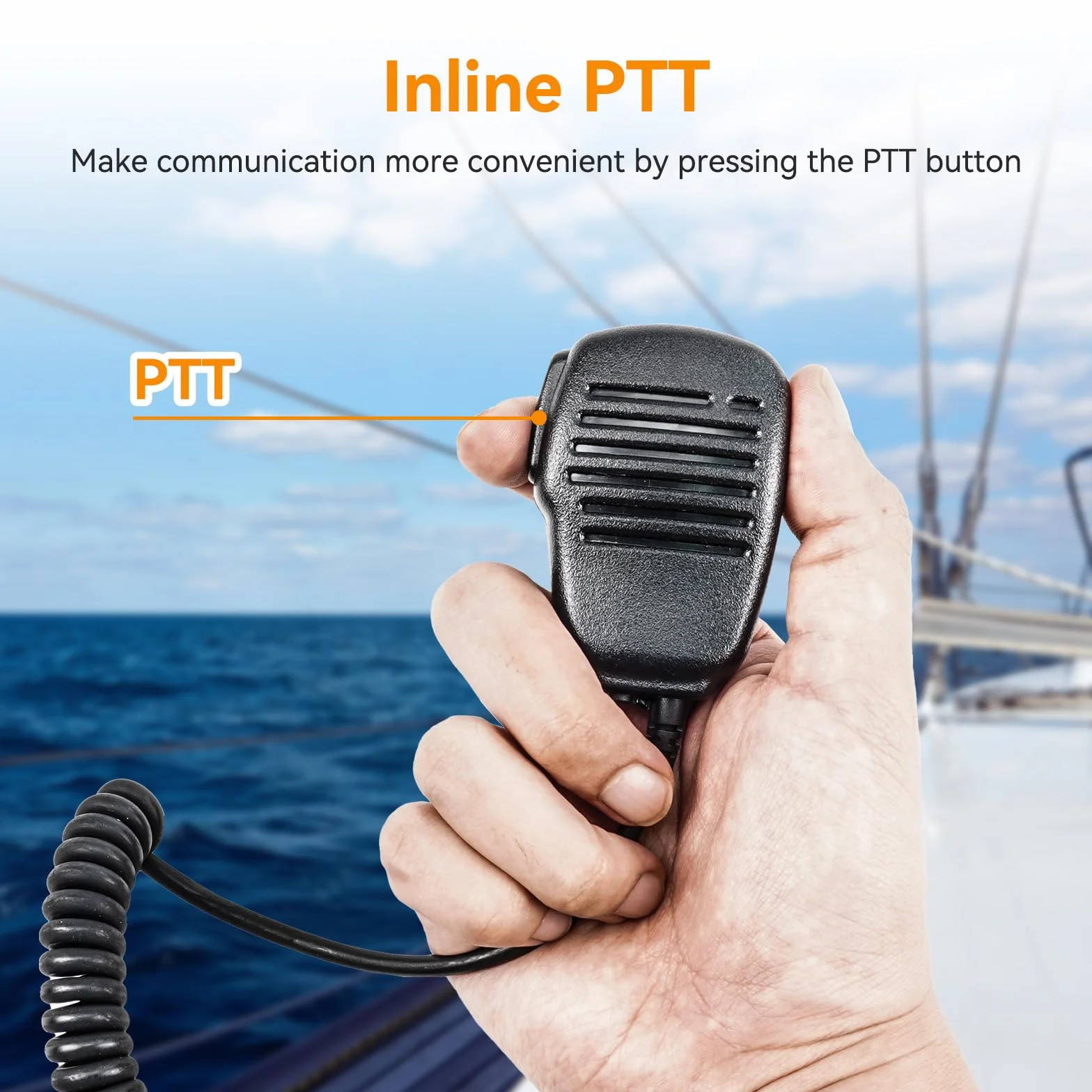 Retevis Altoparlante 1 Polo 3,5 mm Compatibile RM01 RT55 RA26 Marine Walkie Talkie